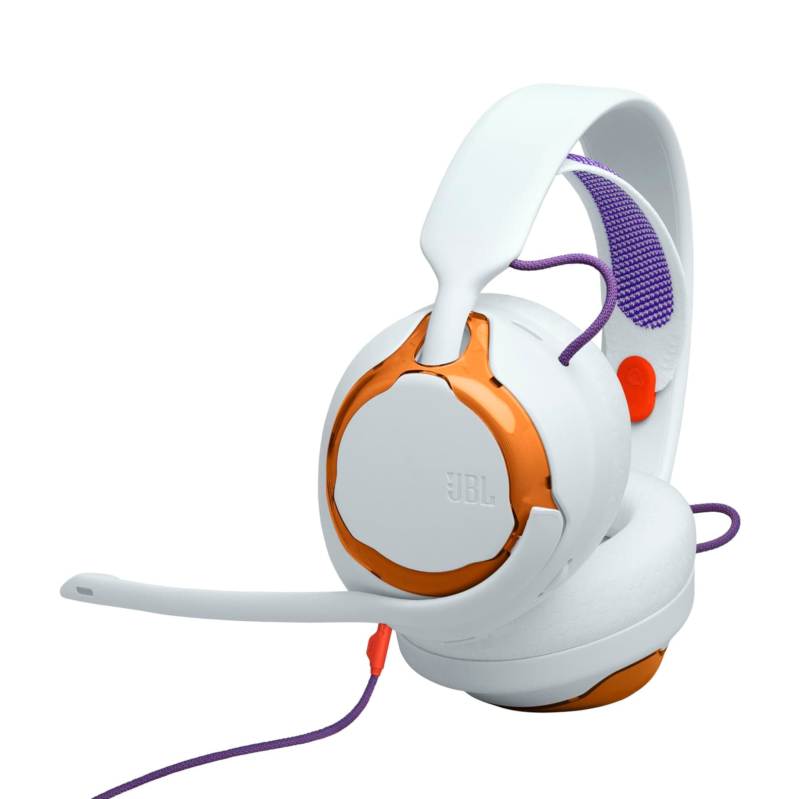 JBL Quantum 250, Gaming Kulaklık,Kablolu,Beyaz&Turuncu