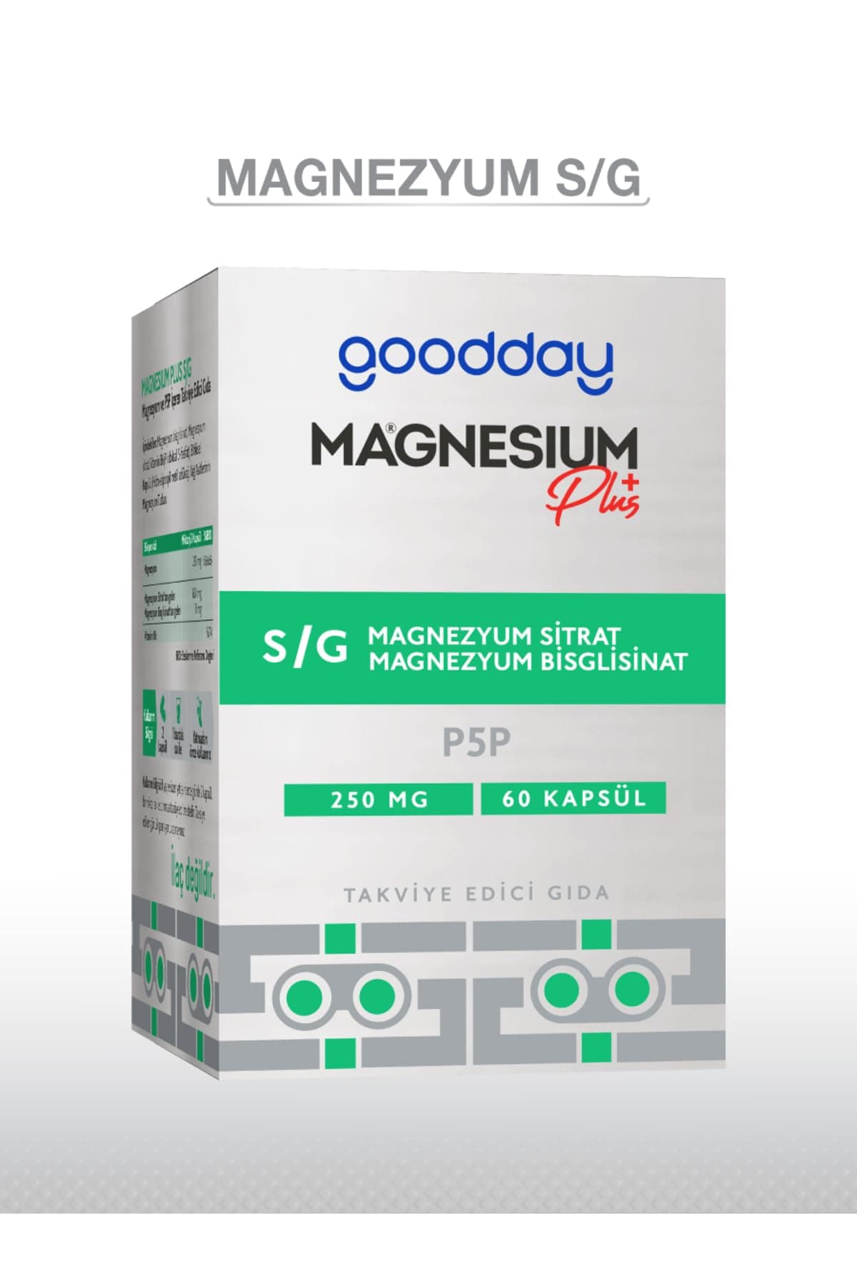 GOODDAY Magnesium Plus S/G (60 Kapsül)