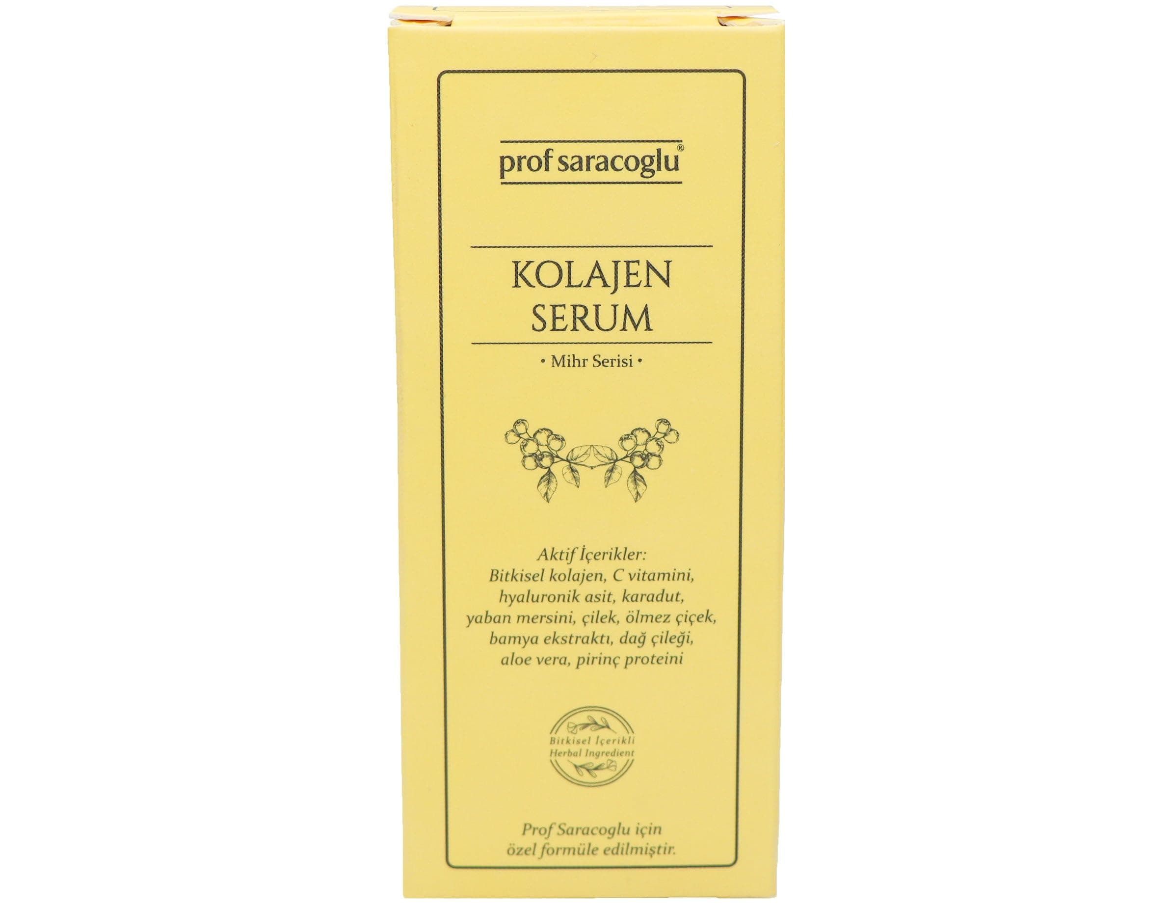 Prof Saracoglu Kolajen Serum Bitkisel İçerikli 30 ml