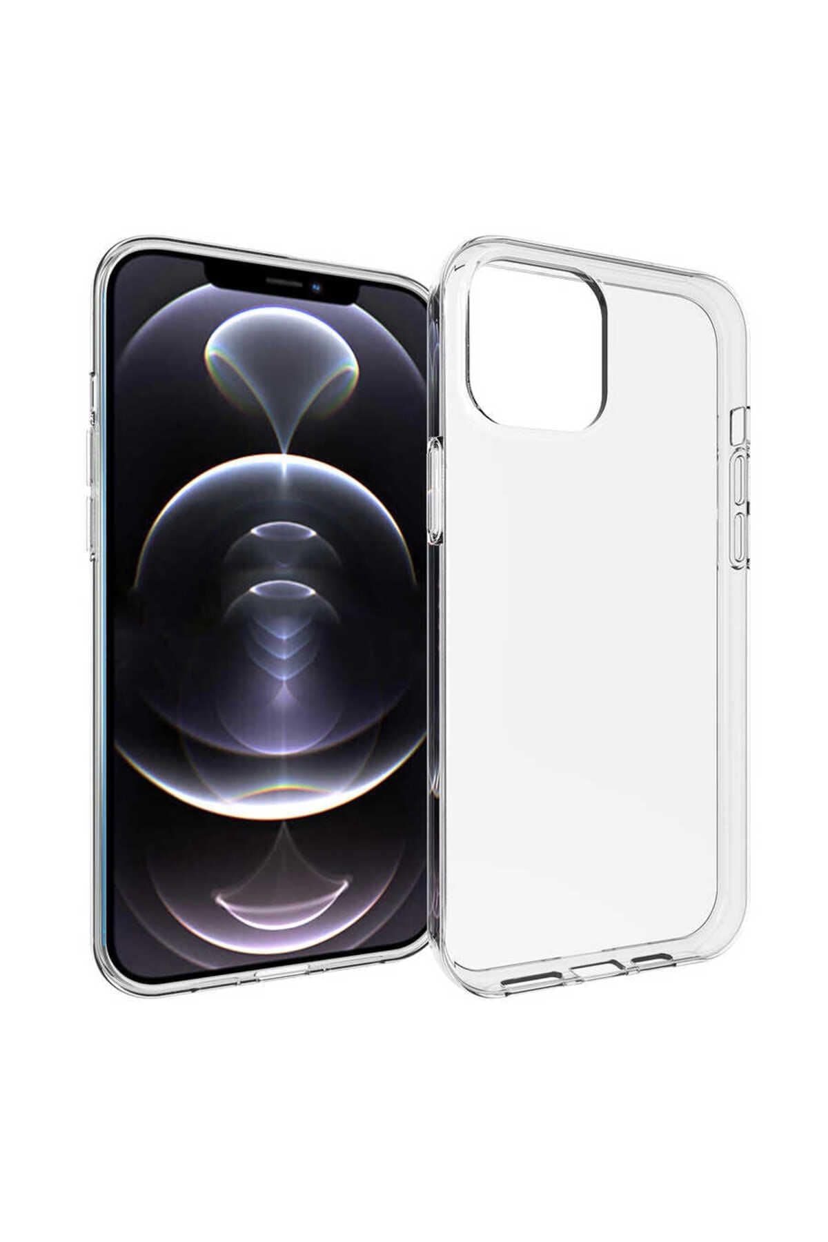 Zore Apple için uyumlu iPhone 15 Pro Max Kılıf Zore Süper Silikon Kapak Renksiz