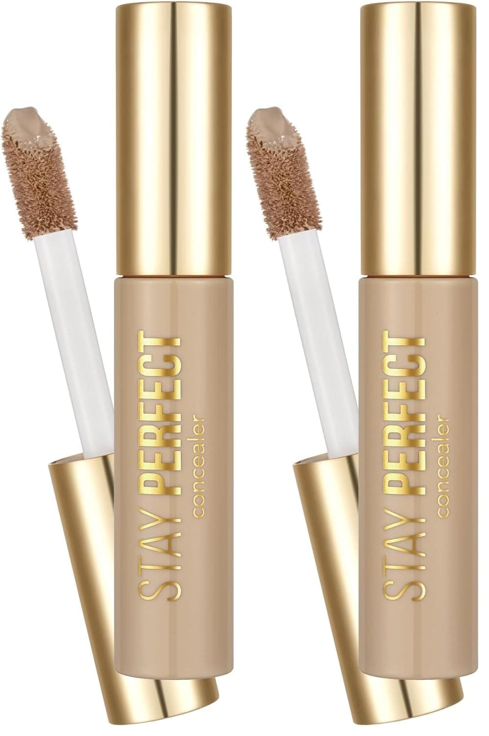 Flormar Stay Perfect Yüksek Pigmentli & Yarı Mat Bitişli Likit Kapatıcı 006 MEDIUM BEIGE (2 paketi)