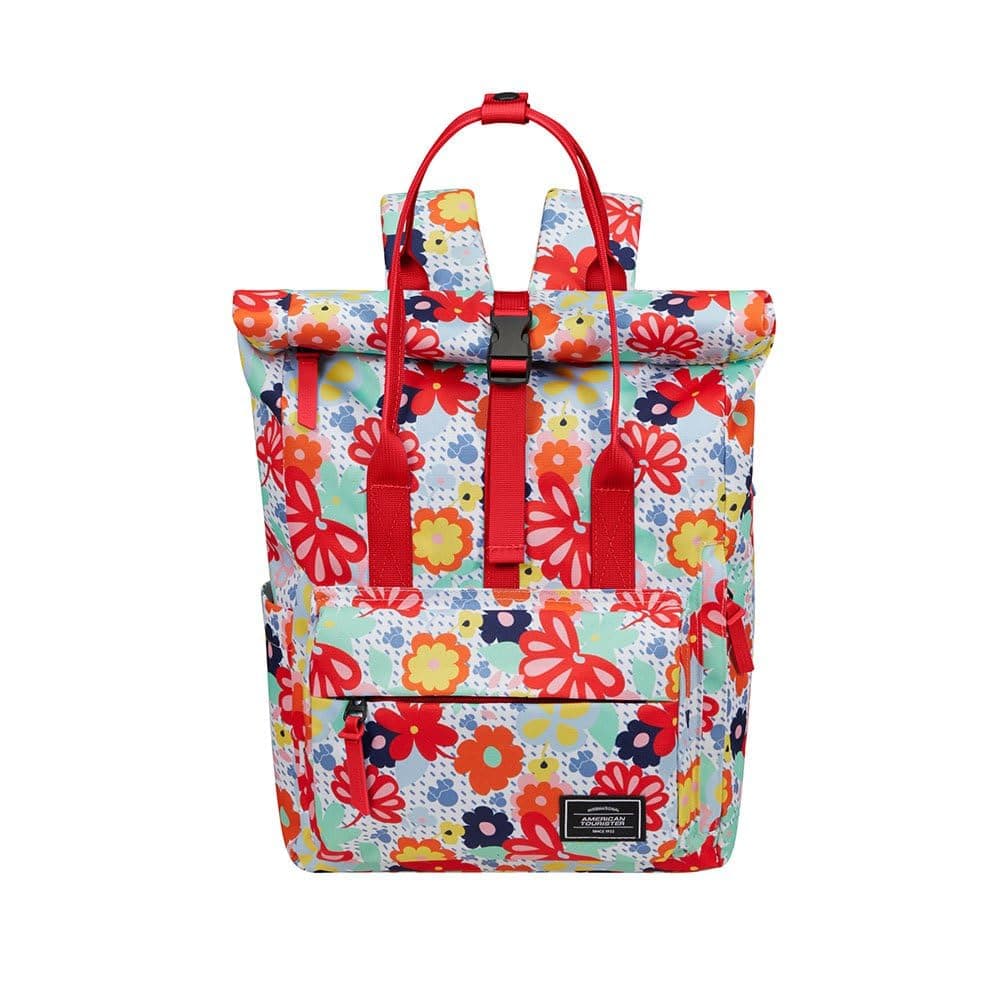 American Tourister unisex yetişkin sırt çantası, minnie flower,17 inç