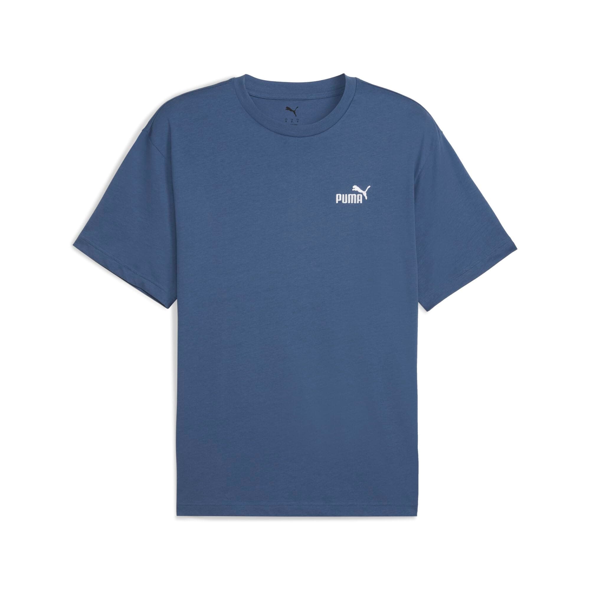 PUMA Ess Relaxed Small No. 1 Logo Tee Tees Üniseks Yetişkin