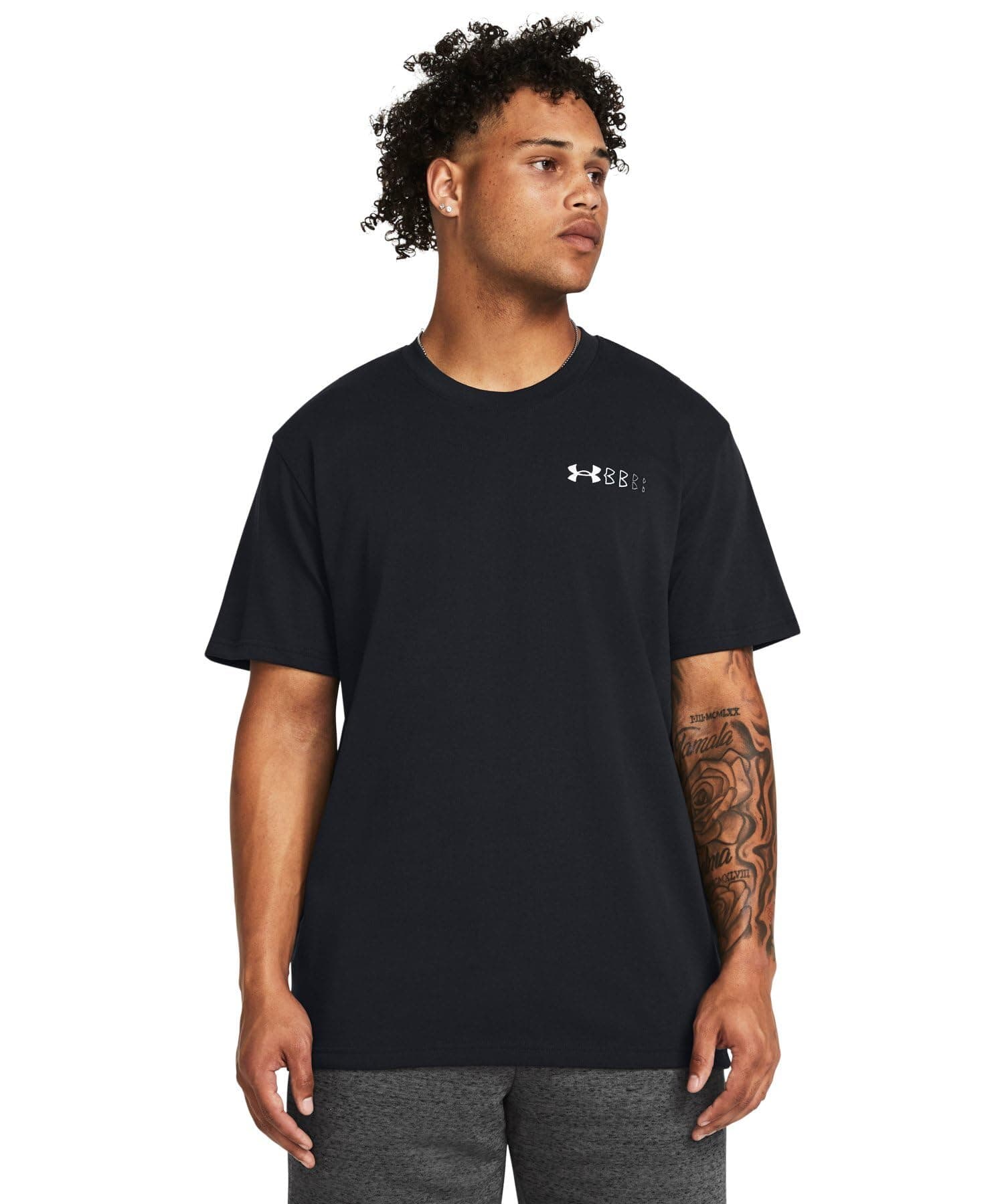 Under Armour UA HW LC LOGO REPEAT SS Tişört Erkek