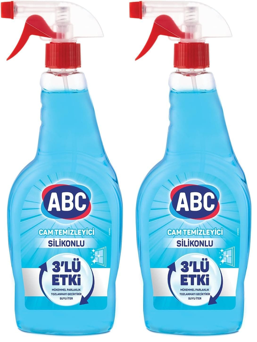 ABC DETERJAN Cam Temizleyici Silikonlu 500 Ml (2 paketi)