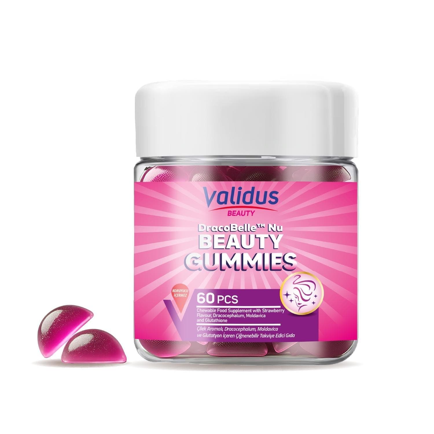 Validus Collagen Boost Dracobelle Nu Güzellik Çignenebilir Form (Gummies) 60 Adet