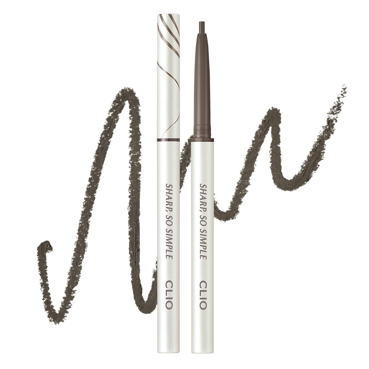 CLIO Suya Dayanıklı, İnce Uçlu Göz Kalemi Sharp So Simple Waterproof Pencil Liner (11 Mute Gray)