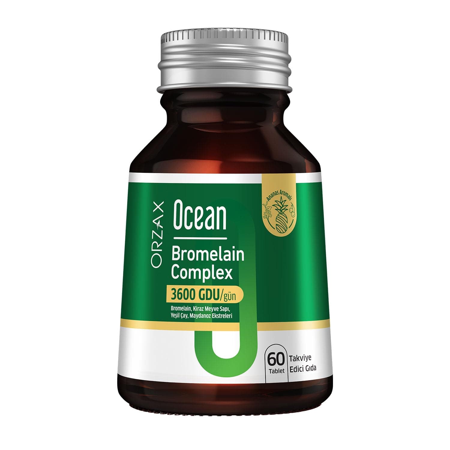 Ocean Bromelain Complex 3600 GDU, 60 Tablet