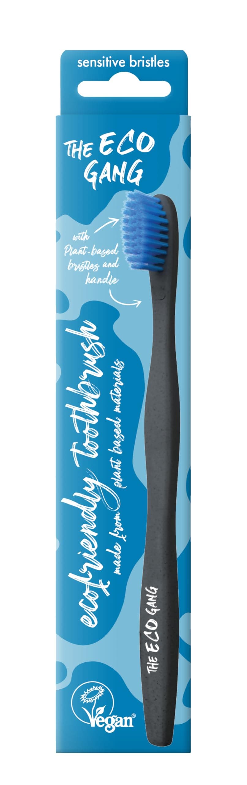 Bitki Bazlı Çevre Dostu Bambu Diş Fırçası Mavi Adult Plant Based Sensitive Blue
