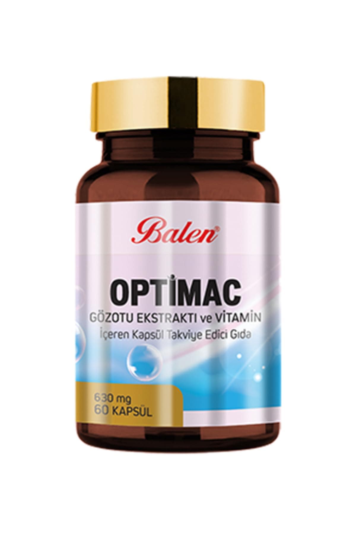 Diğer Balen Optimac Göz Otu Eks. ve Vitaminler İçeren Kapsülü 630 mg
