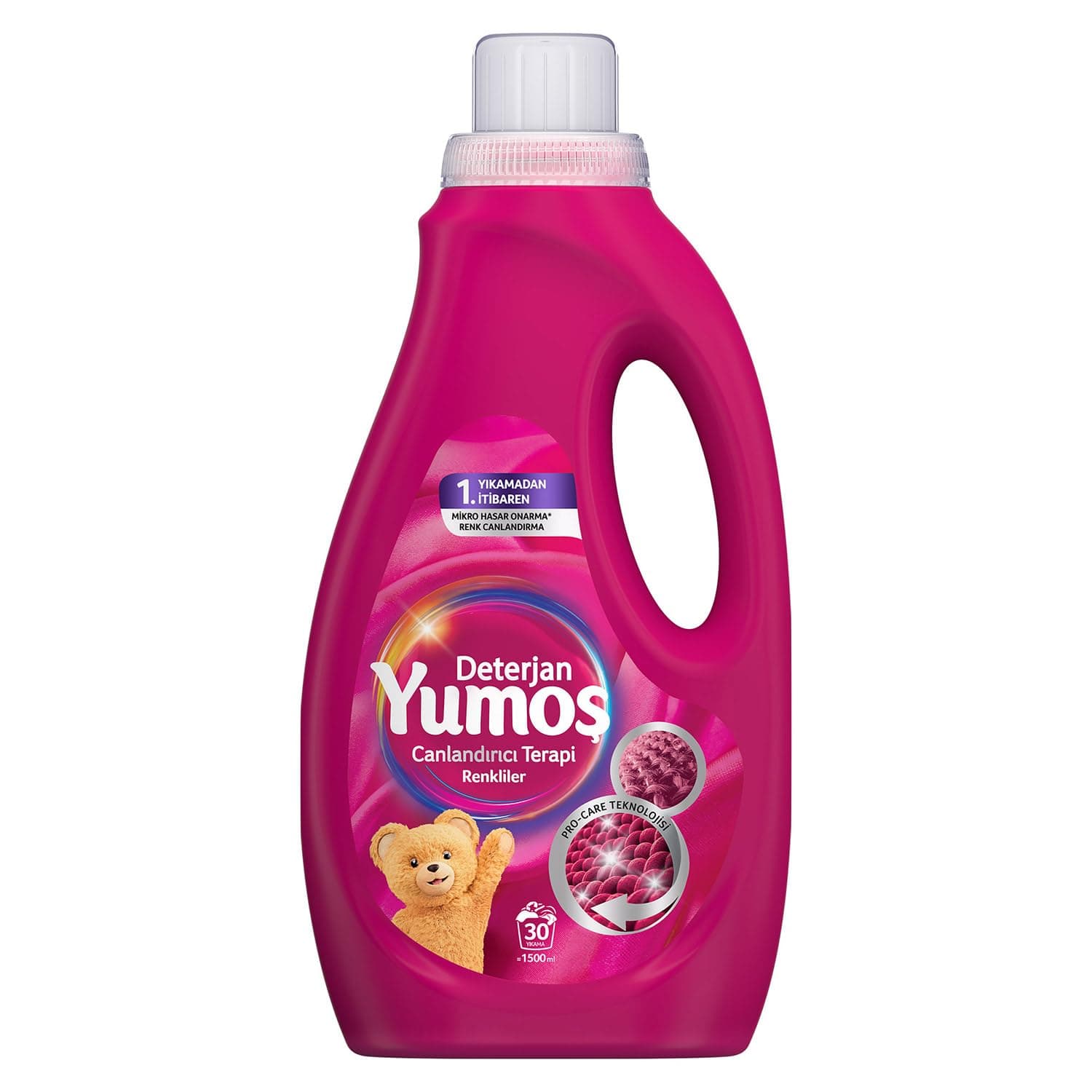 Yumoş Sıvı Bakım Deterjanı Renkli 30 Yıkama 1500 ml