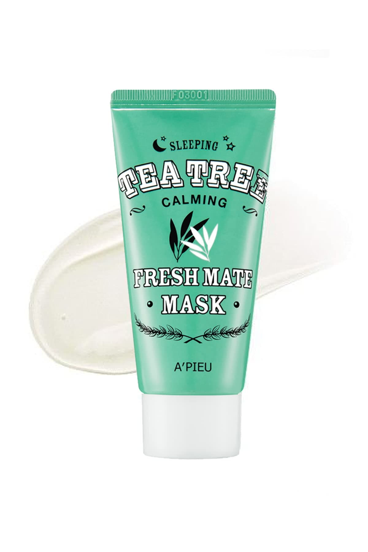 Hassas Ciltler İçin Stres Karşıtı Nemlendirici Maske A'PIEU Fresh Mate Tea Tree Mask (Calming)