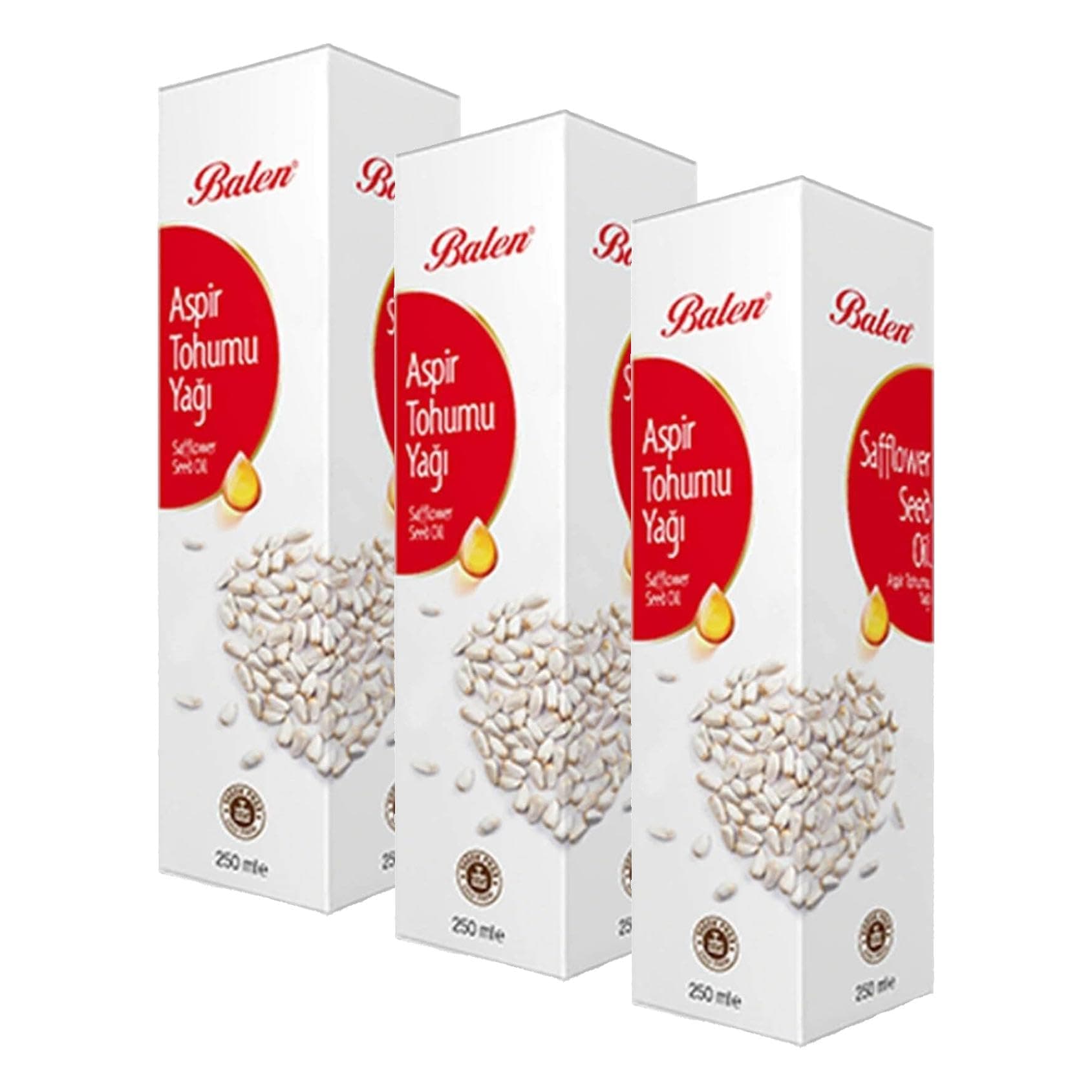 Balen Aspir Tohumu Yağı (Soğuk Pres) (3 paketi)
