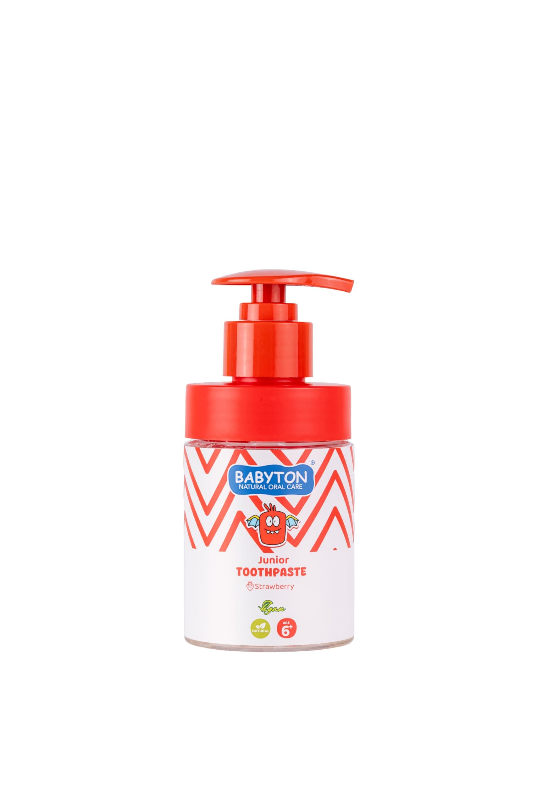 BABYTON Doğal Çilek Diş Macunu 6 Yaş ve Üzeri Florürlü 200 ml