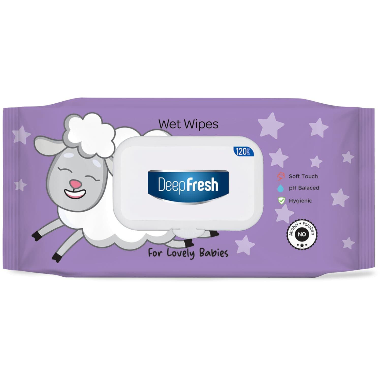 Deep Fresh Islak Mendil Lovely Babies Kuzu 120 Yaprak