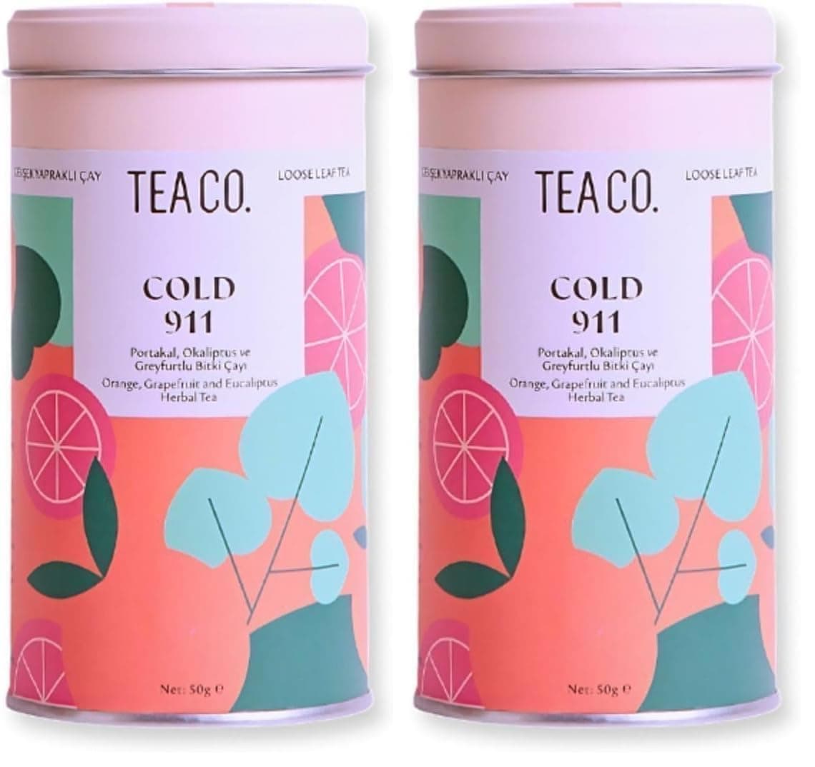 TEA CO. Cold 911 50gr 50gr Teneke Teneke Kutu (2 paketi)
