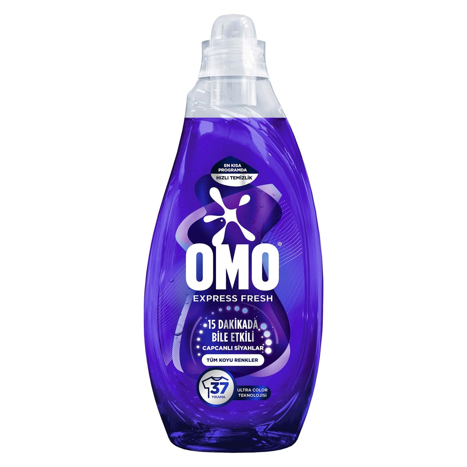 Omo Express Fresh Capcanlı Siyahlar Tüm Koyu Renkler Sıvı Çamaşır Deterjanı 1480 ml