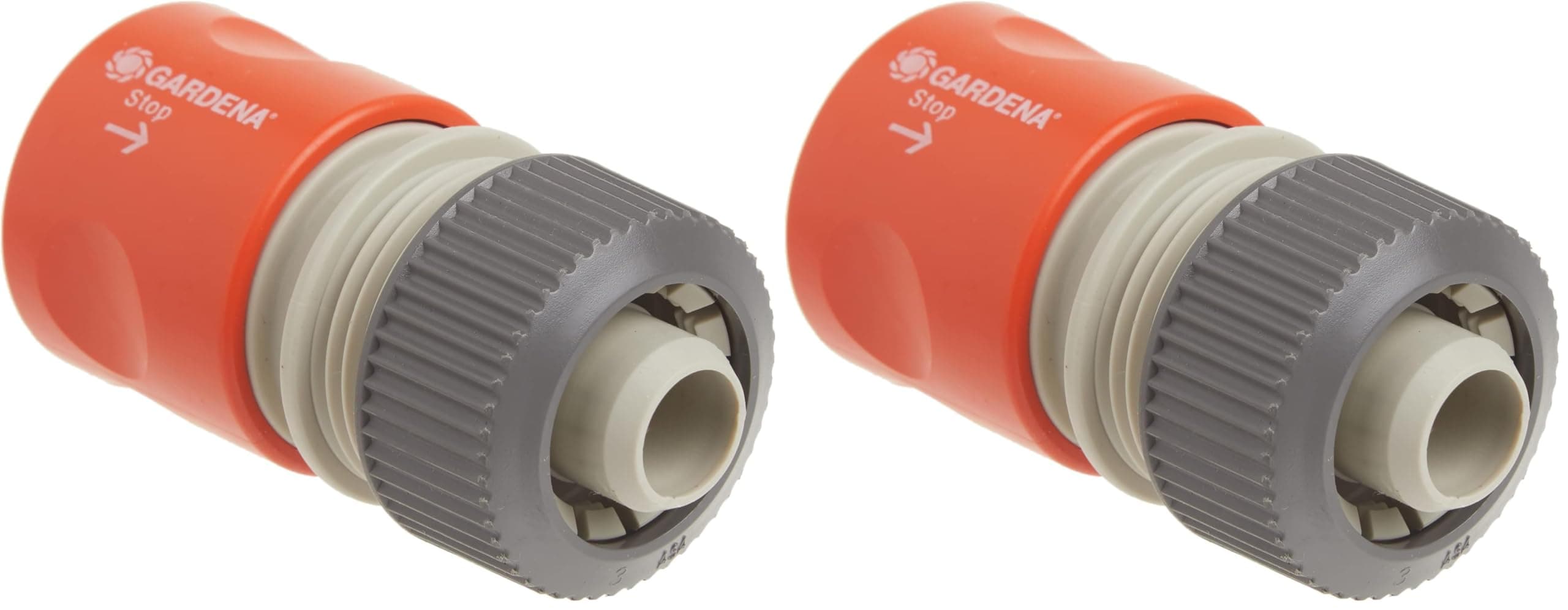 GARDENA (32914) 5/8" Su Durdurucu ile Aksesuar Hortum Onarım Konnektörü (2 paketi)