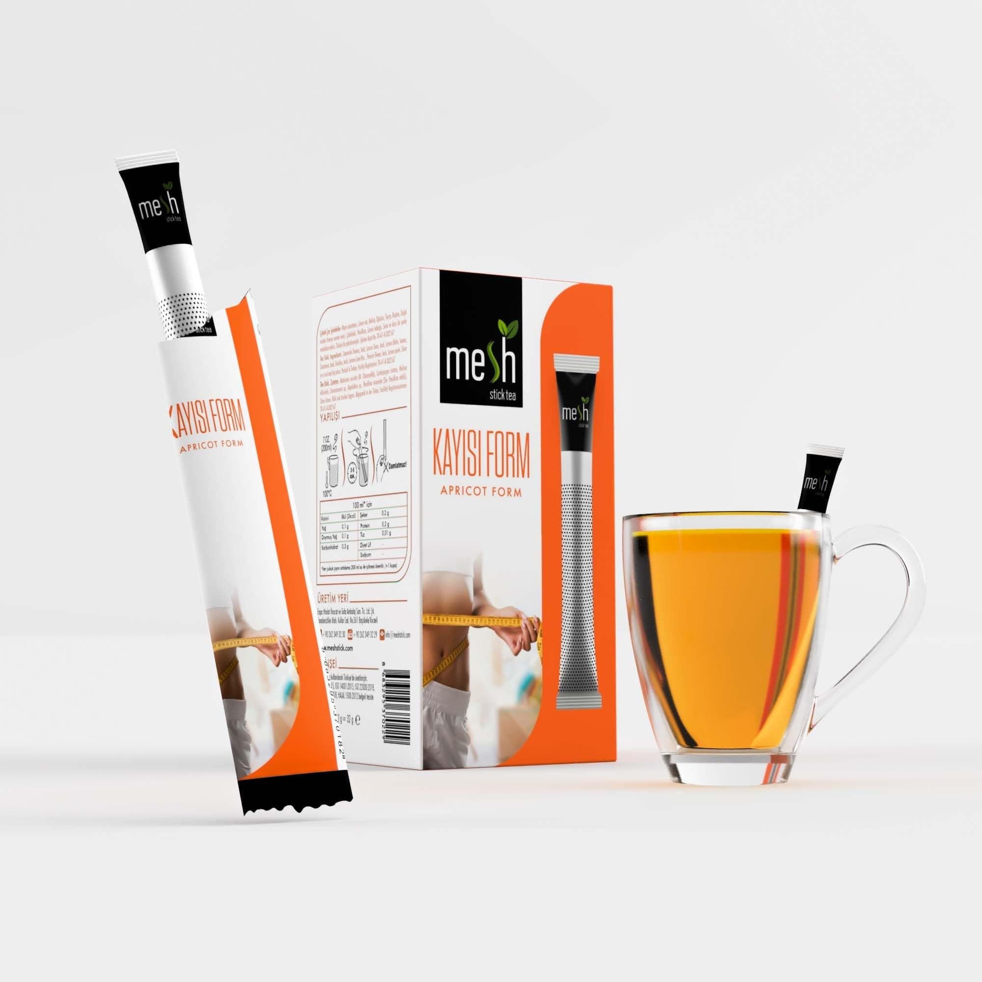 Mesh Stick Kayısılı Form Çayı