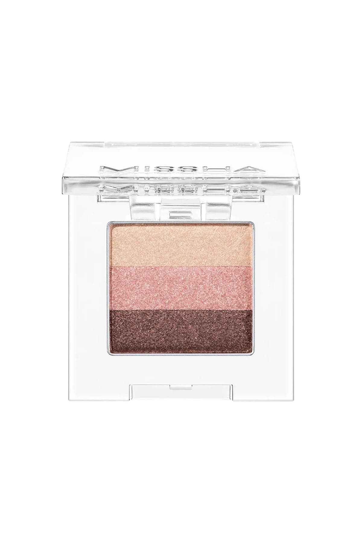 Yumuşak Dokulu, Dökülme Yapmayan 3 Renkli Göz Farı Triple Shadow No.1 (Brownie Pink)