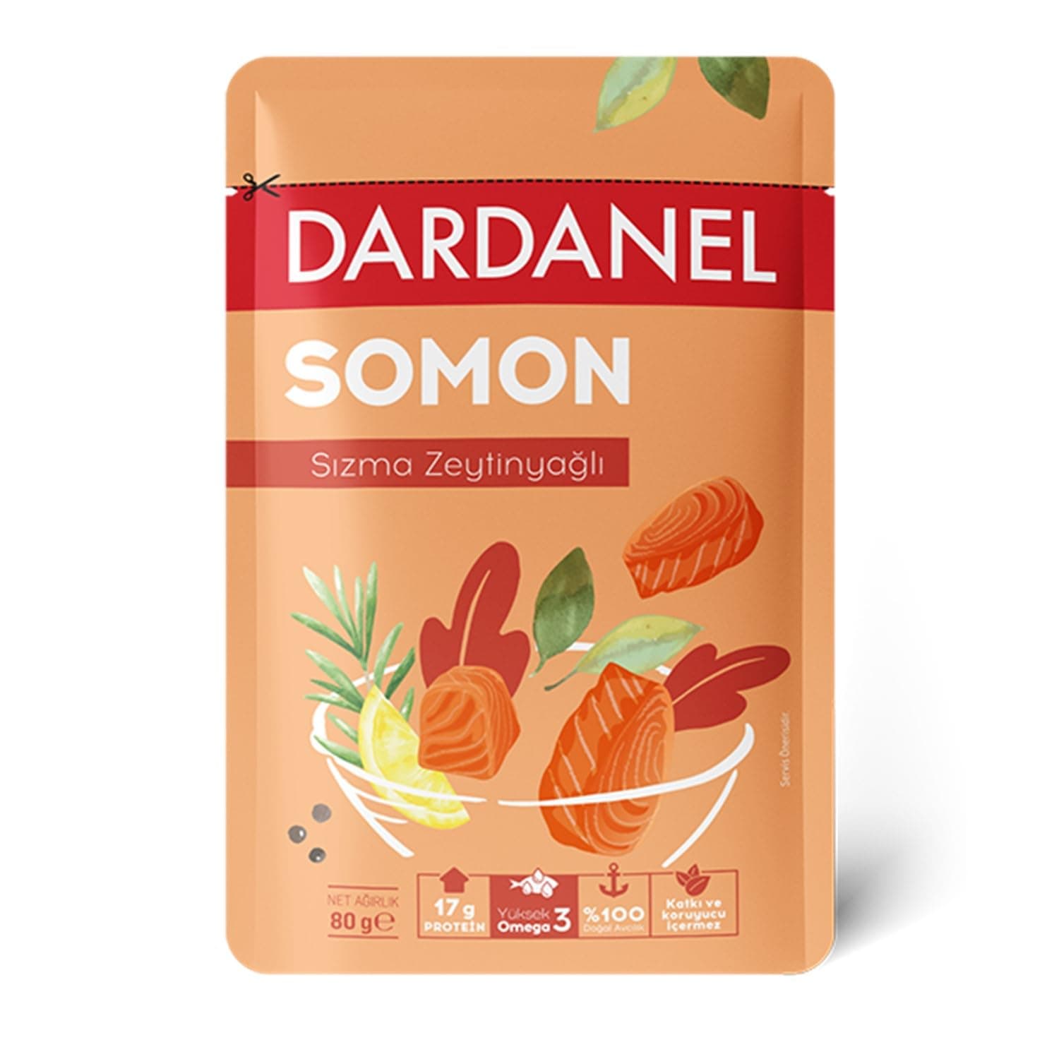 Dardanel Zeytinyağlı Somon Poşet 80 gr