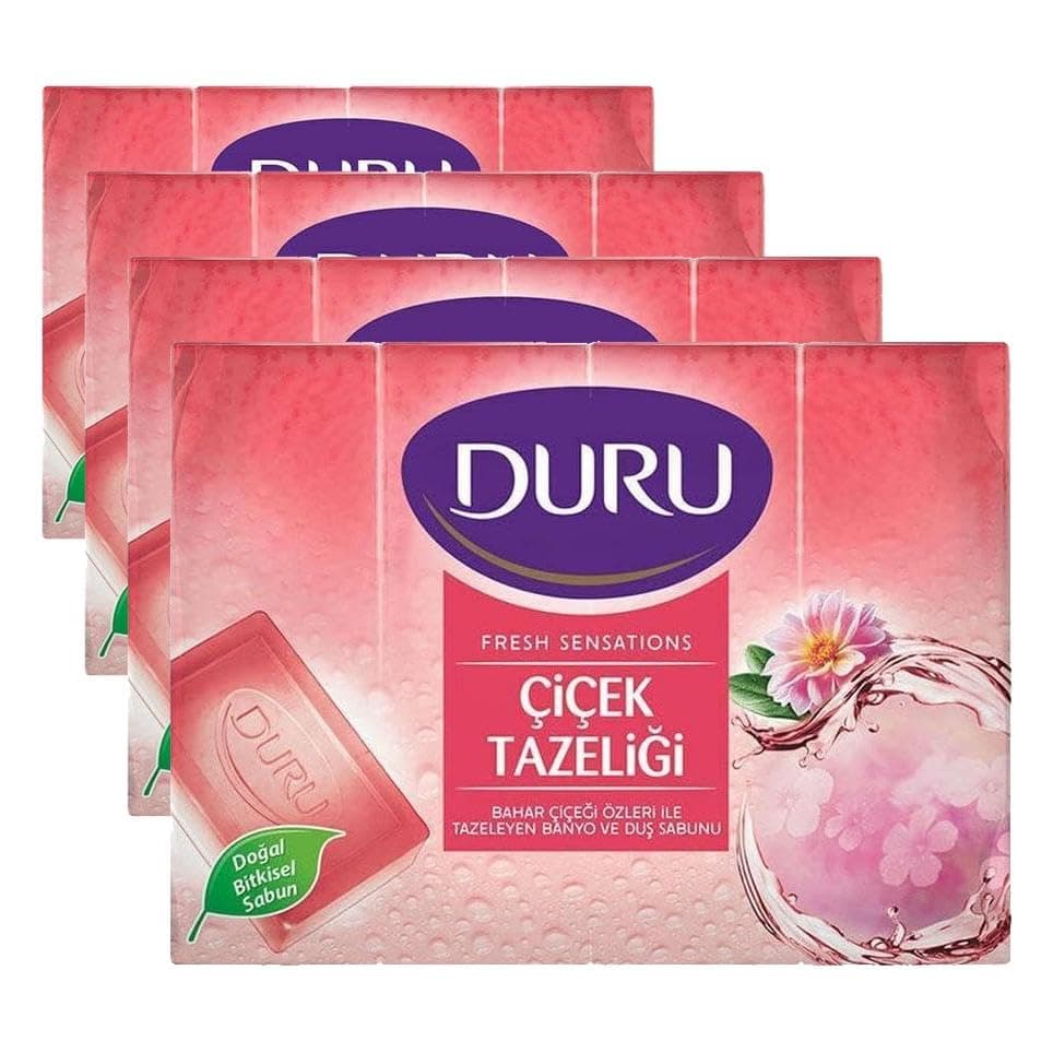 DURU Fresh Sensations Extra Çiçek Tazeliği, 150 Gramx4 (4 paketi)