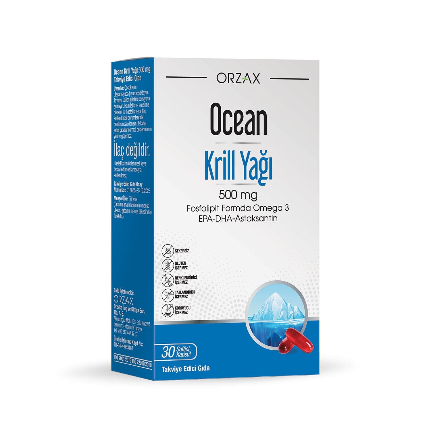 Ocean Krill Oil 30 Soft Kapsül