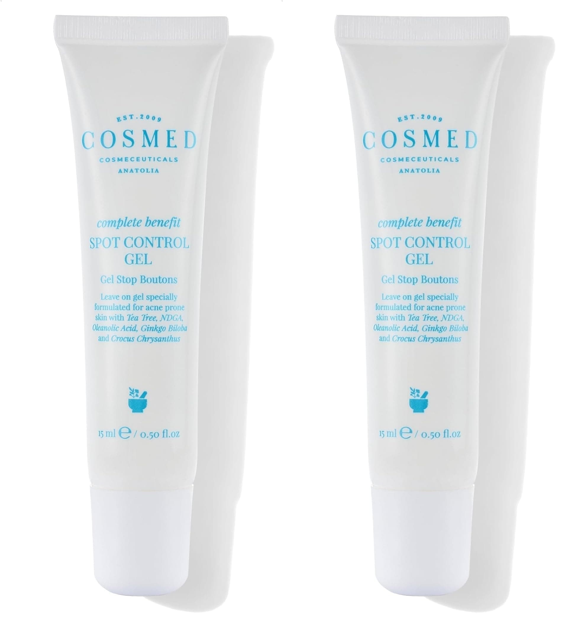 Cosmed Kurutucu Etkili Spot Kontrol Jel - Spot Control Gel - 15 ml (2 paketi)