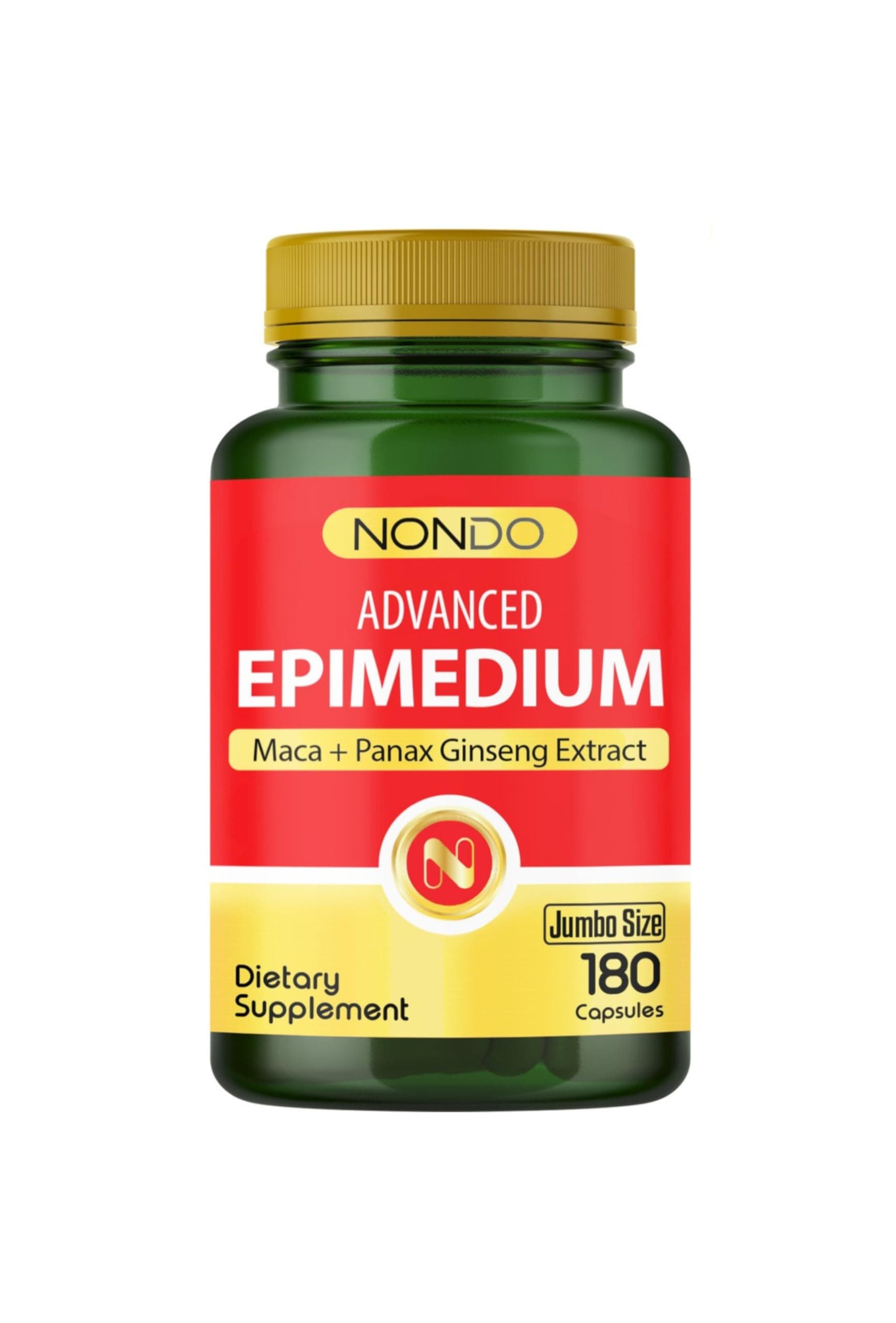 Nondo Advanced Epimedium (Epimedium) 180 Kapsül (3 Aylık Kullanım)