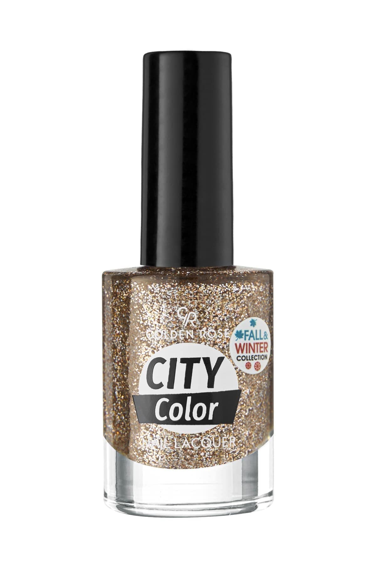 Golden Rose City Color Fall&Winter Collection No: 302 Glitter - Kış Koleksiyonu Işıltılı Oje 10.2 ml