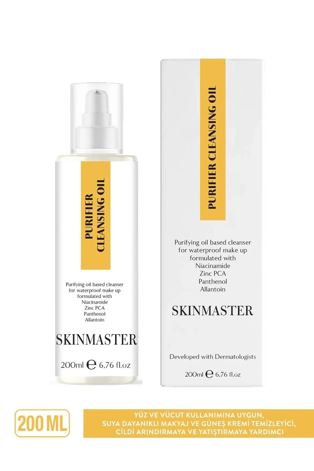 Skinmaster Arındırıcı Etkiye Sahip Yağ Bazlı Temizleyici Yüz ve Vücut İçin