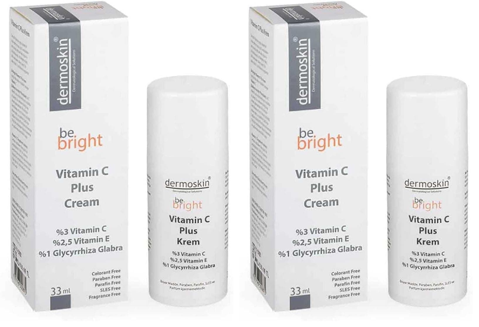 Dermoskin Be Bright Vitamin C Plus Cream 33ml (2 paketi)