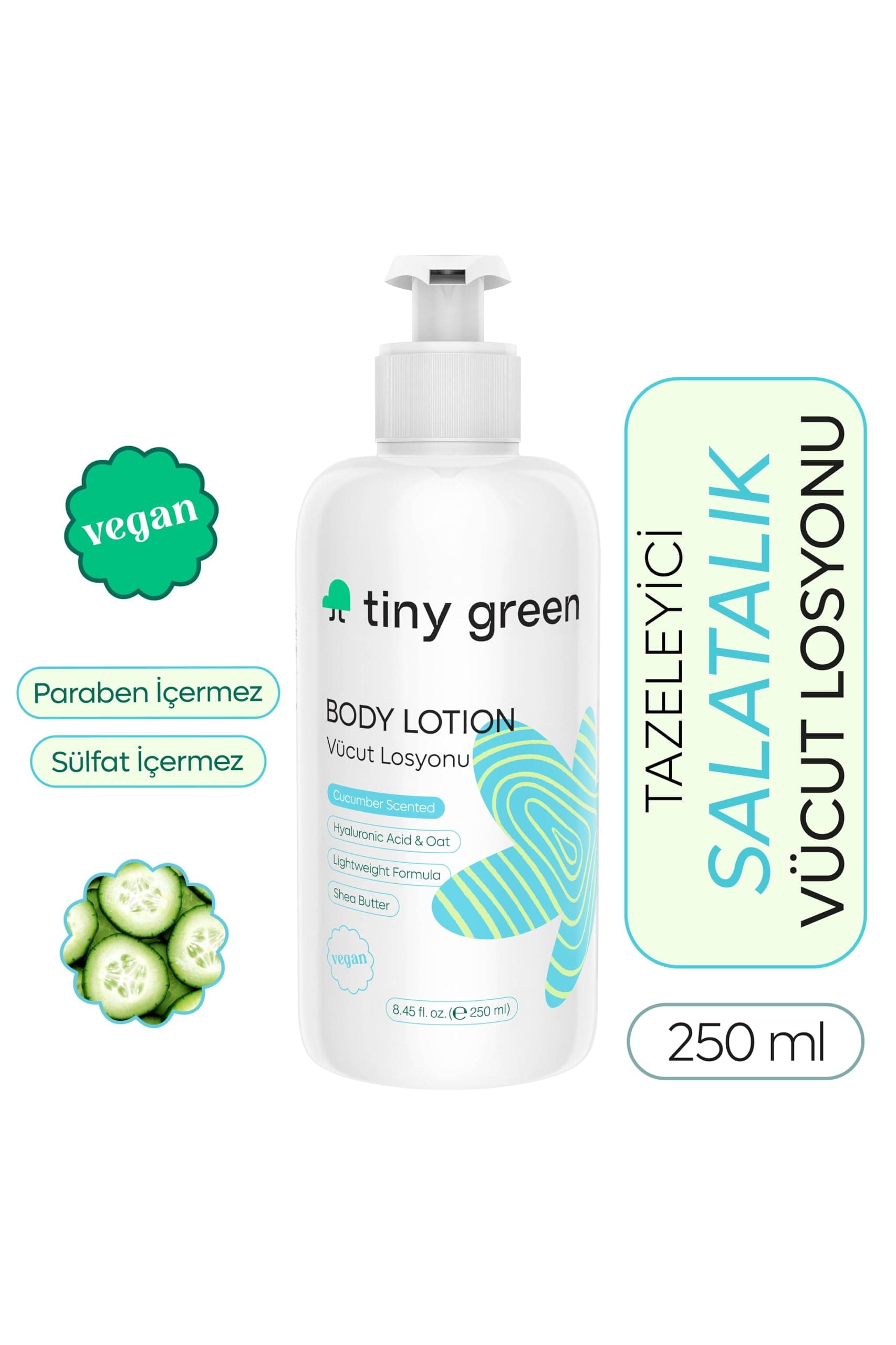 Vücut Losyonu Salatalık Günlük Nemlendirme - 250 ml