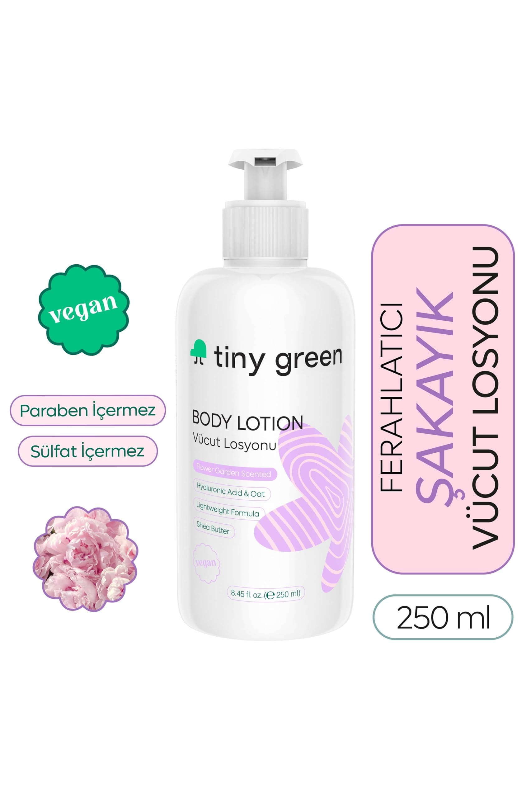 Vücut Losyonu Çiçek Bahçesi Günlük Nemlendirme - 250 ml