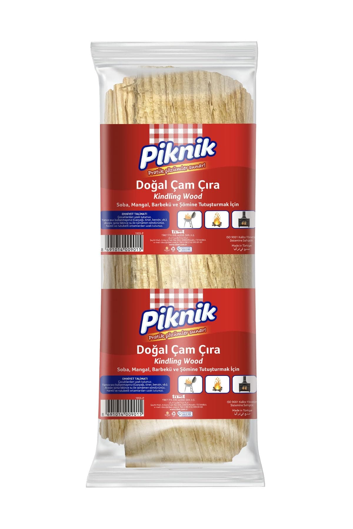 Piknik Mangal Tutuşturucu Çıra Çam Doğal 1955 (3 paketi)