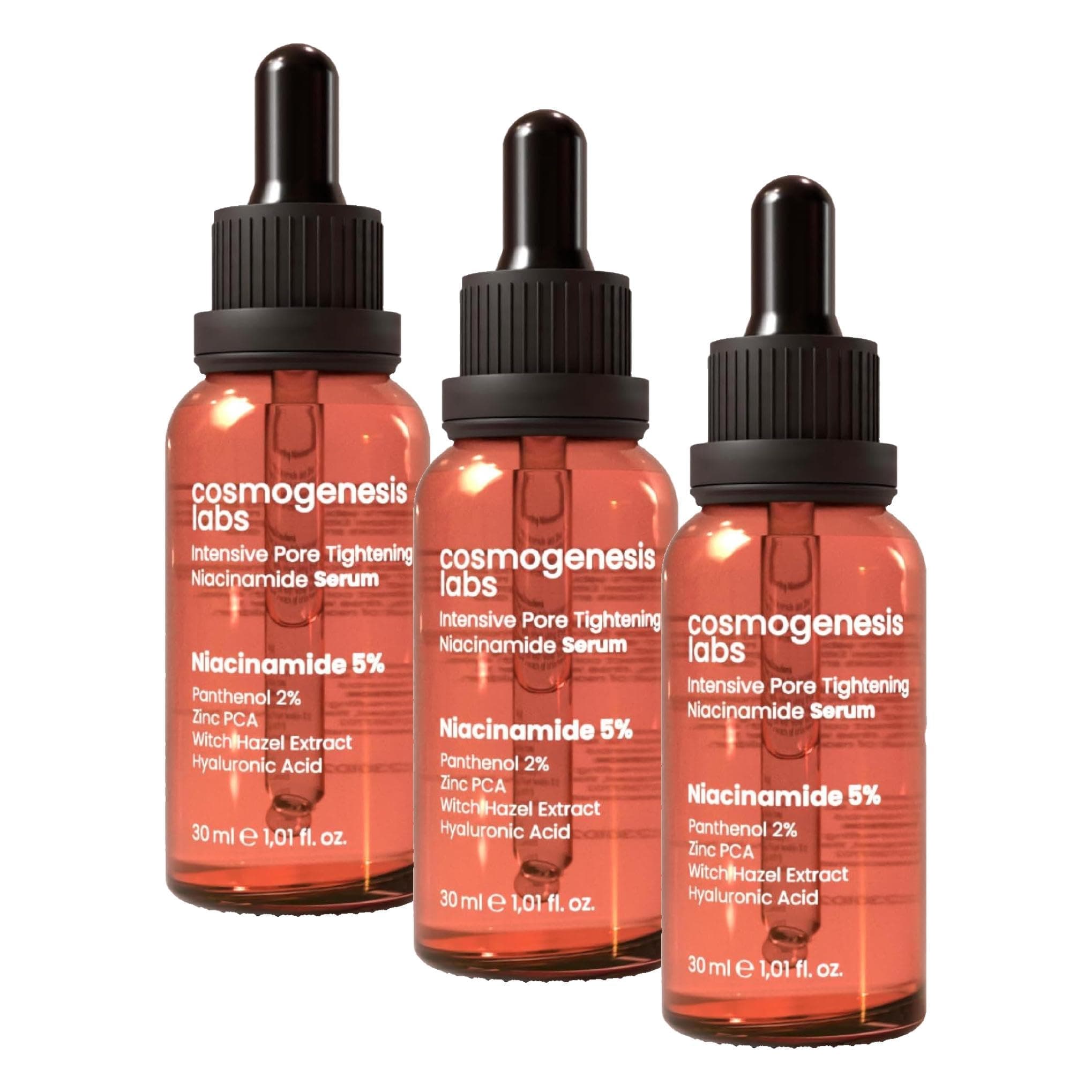 Gözenek Sıkılaştırıcı Niasinamid Serum 30ml (3 paketi)