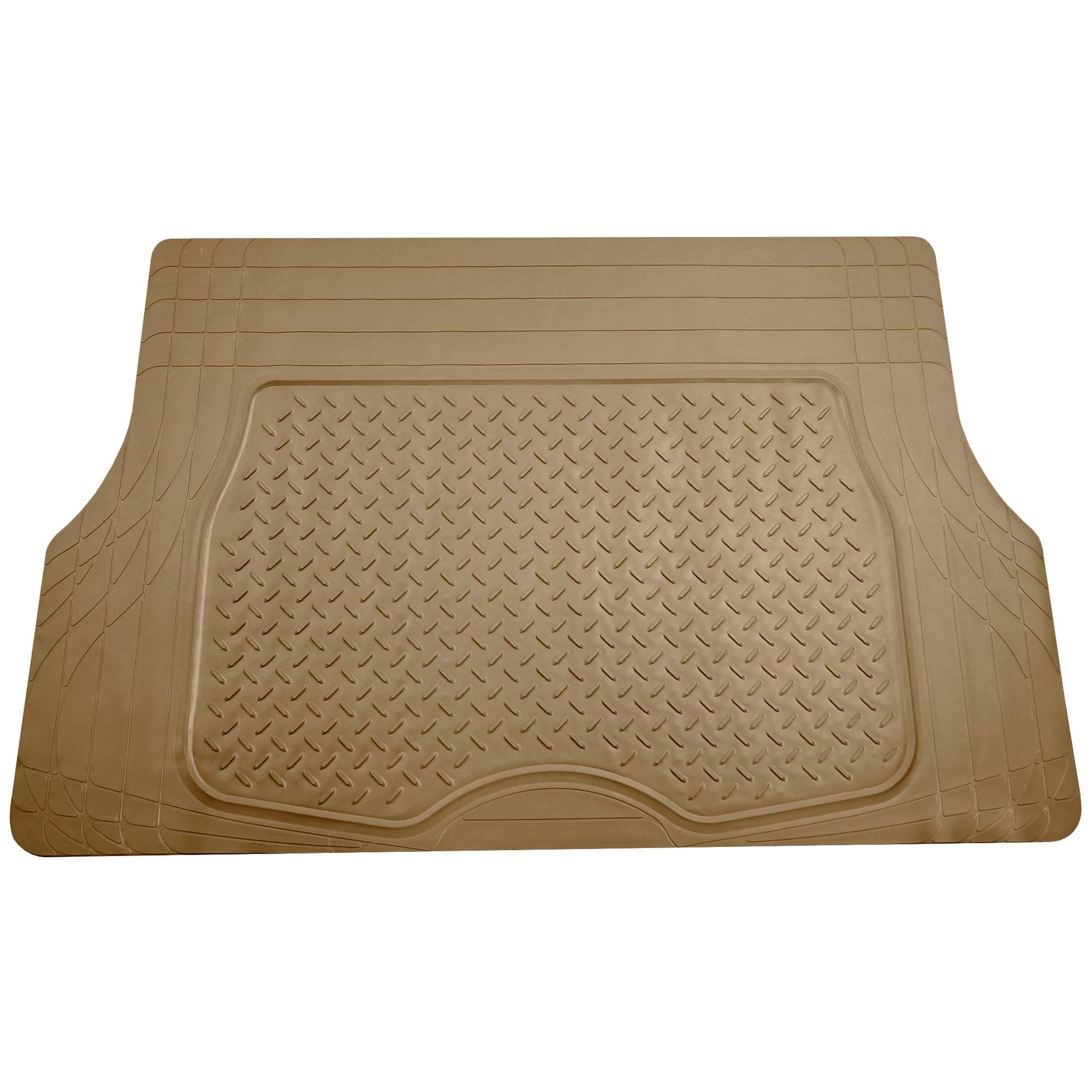 FH Group F16401BEIGE ClimaProof™ tüm hava şartlarına karşı koruma için Evrensel Uyum Üstün Kalite Kırpılabilir Taba Bej Otomotiv Kargo Paspası/Bagaj Astarı çoğu Arabaya, SUV ve Kamyona uyar