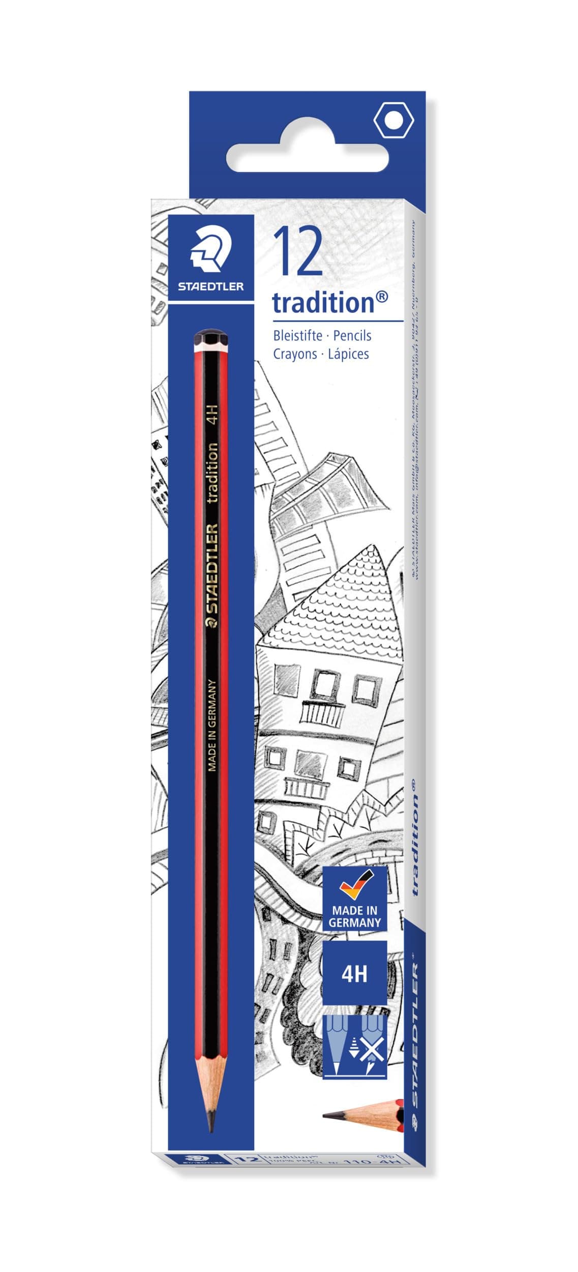 Staedtler 110-4H Tradition Dereceli Kurşun Kalem