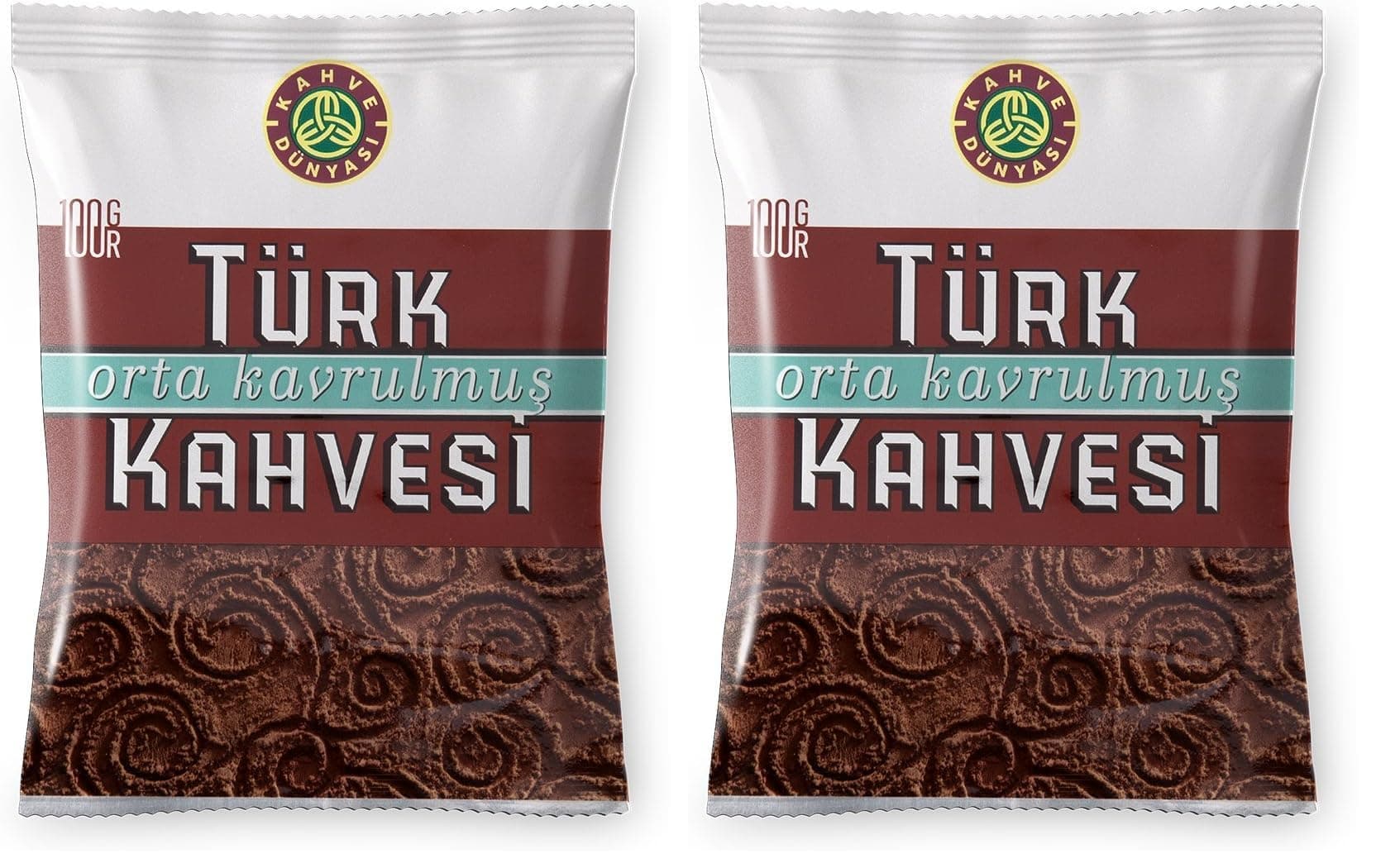 KAHVE DUNYASI Dünyası Orta Kavrulmuş Türk si 100gr 2li paket