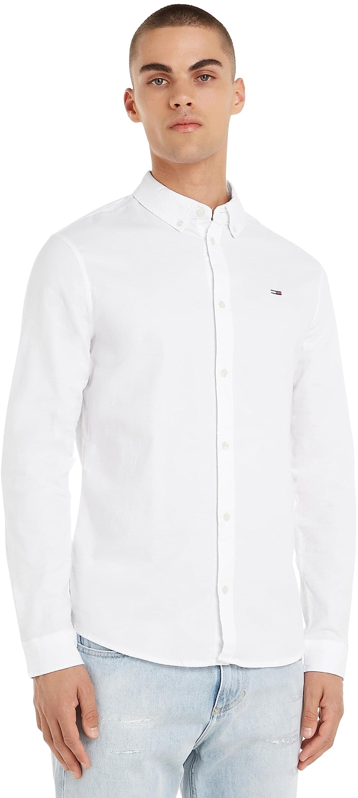 Tommy Jeans TJM SLIM STRETCH OXFORD SHIRT Gömlek Erkek