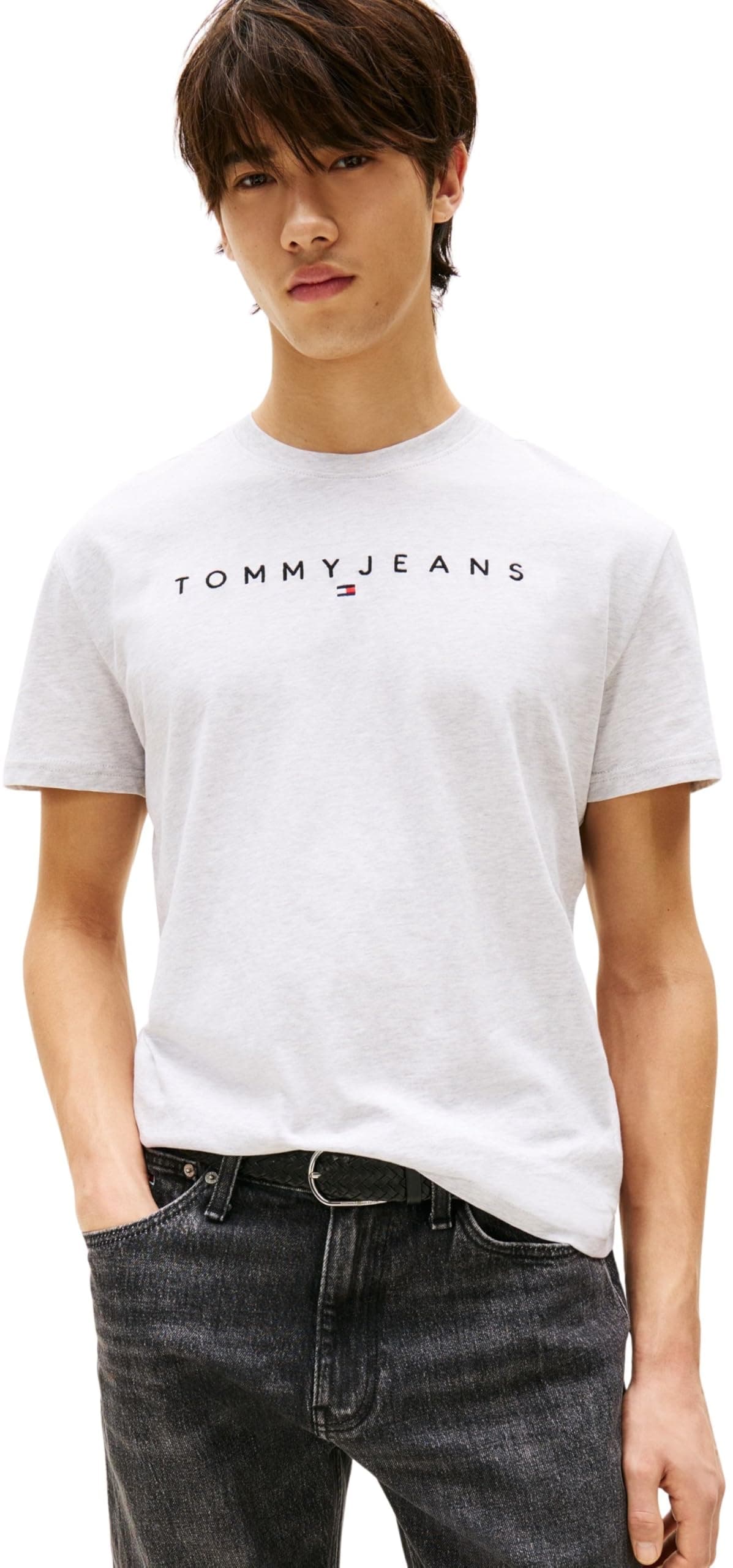 Tommy Jeans TJM REG LINEAR LOGO TEE EXT Tişört Erkek