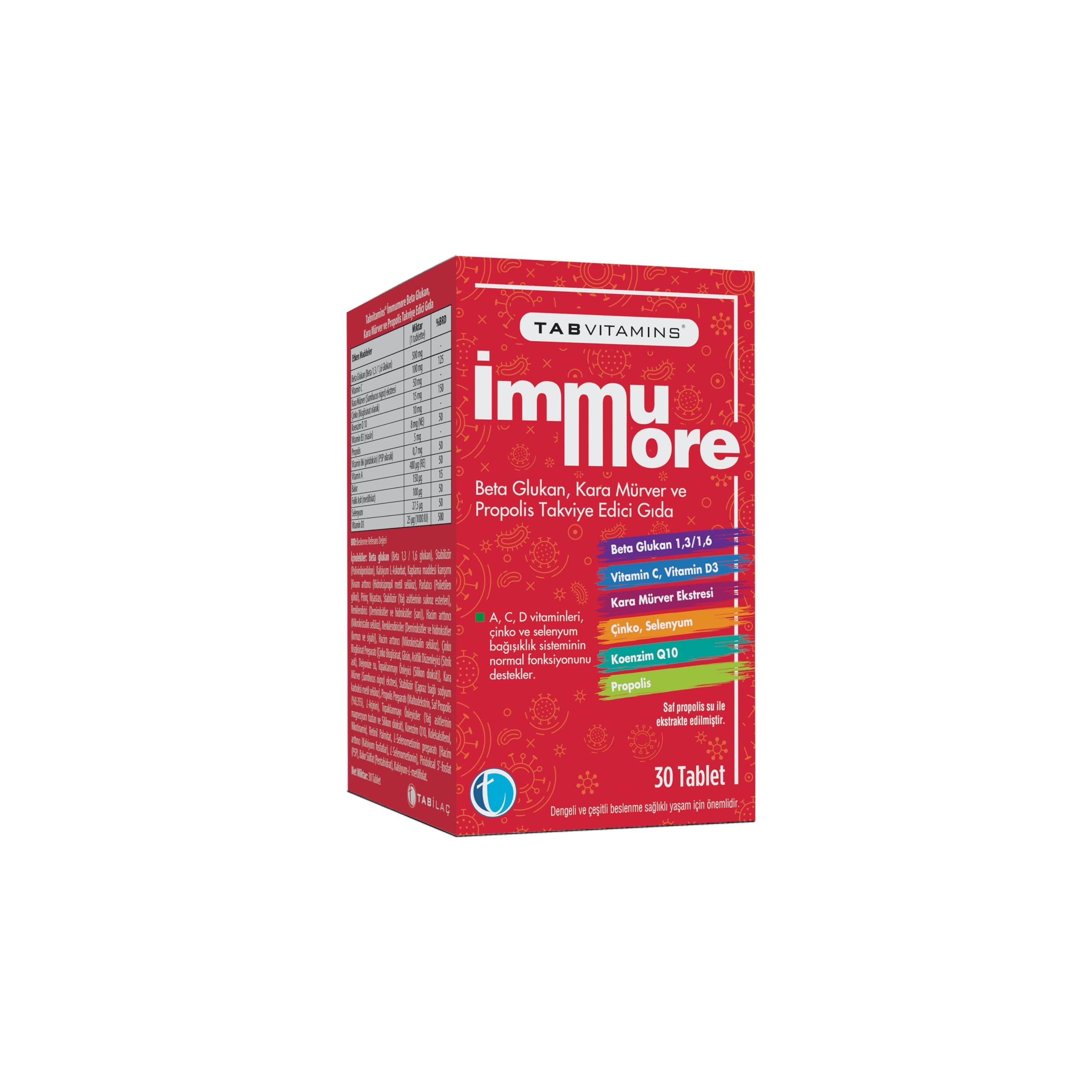Tabvitamins Immumore 30 Tablet