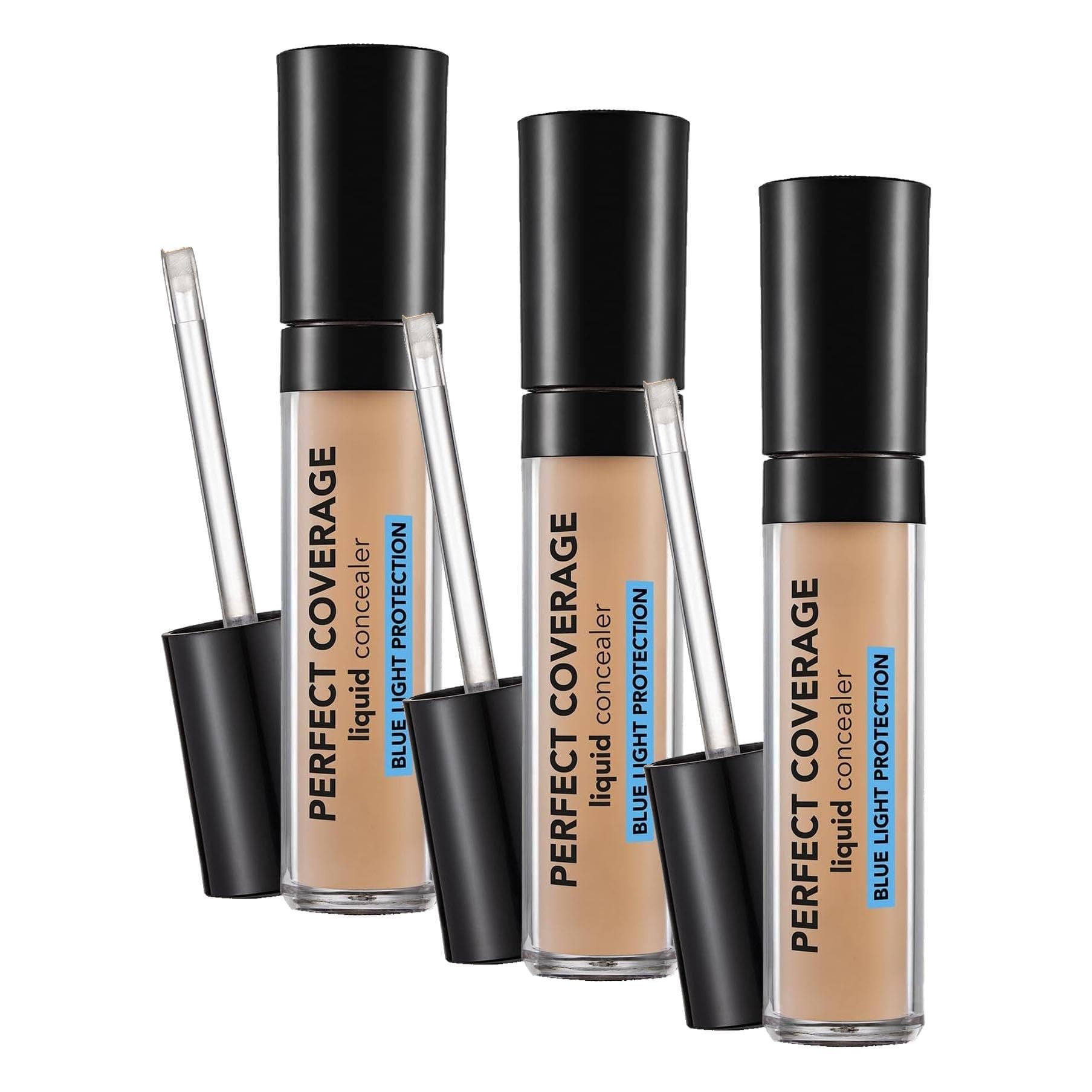 Flormar Perfect Coverage Mavi Işık Korumalı & Hafif Yapılı Likit Kapatıcı (3 paketi)