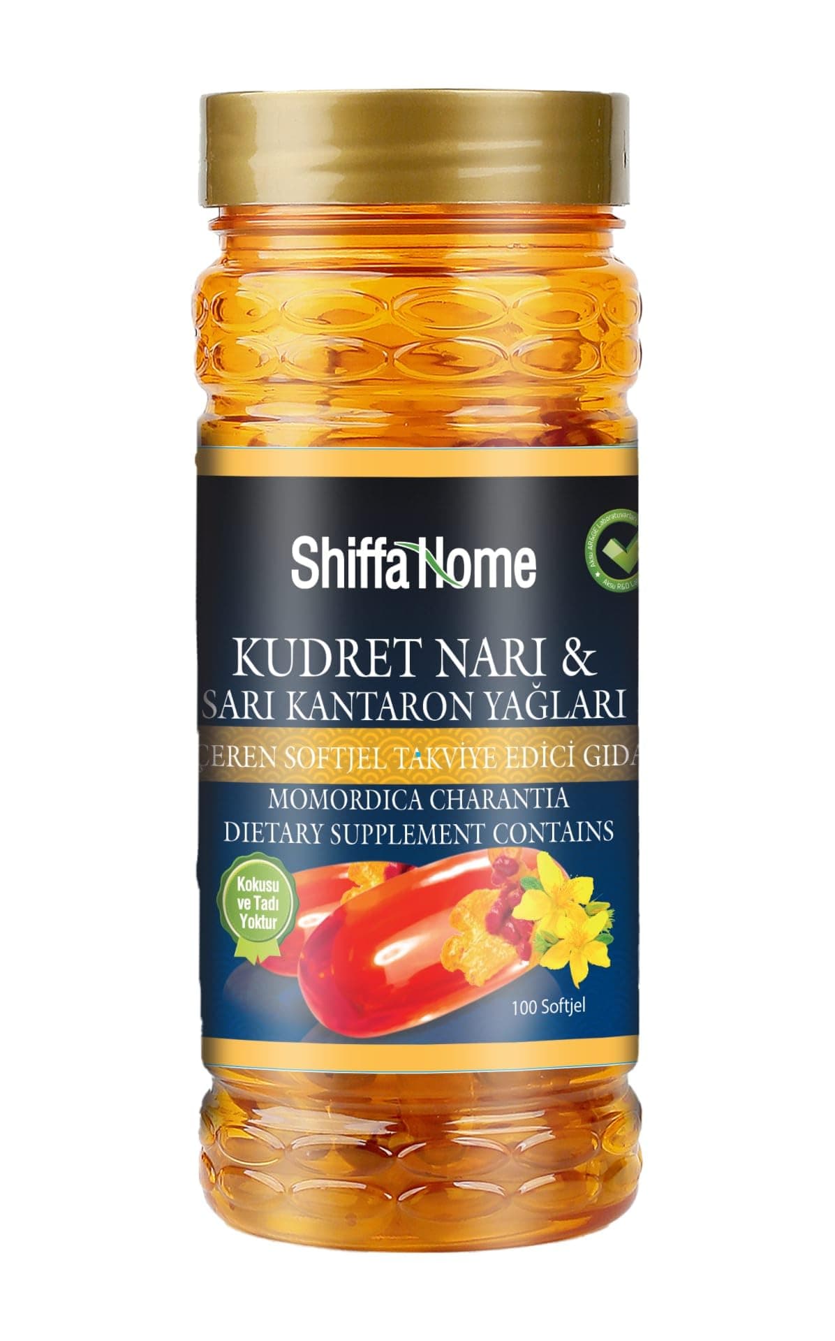 Shiffa Home Sarı Kantaronlu Kudret Narı Softgel