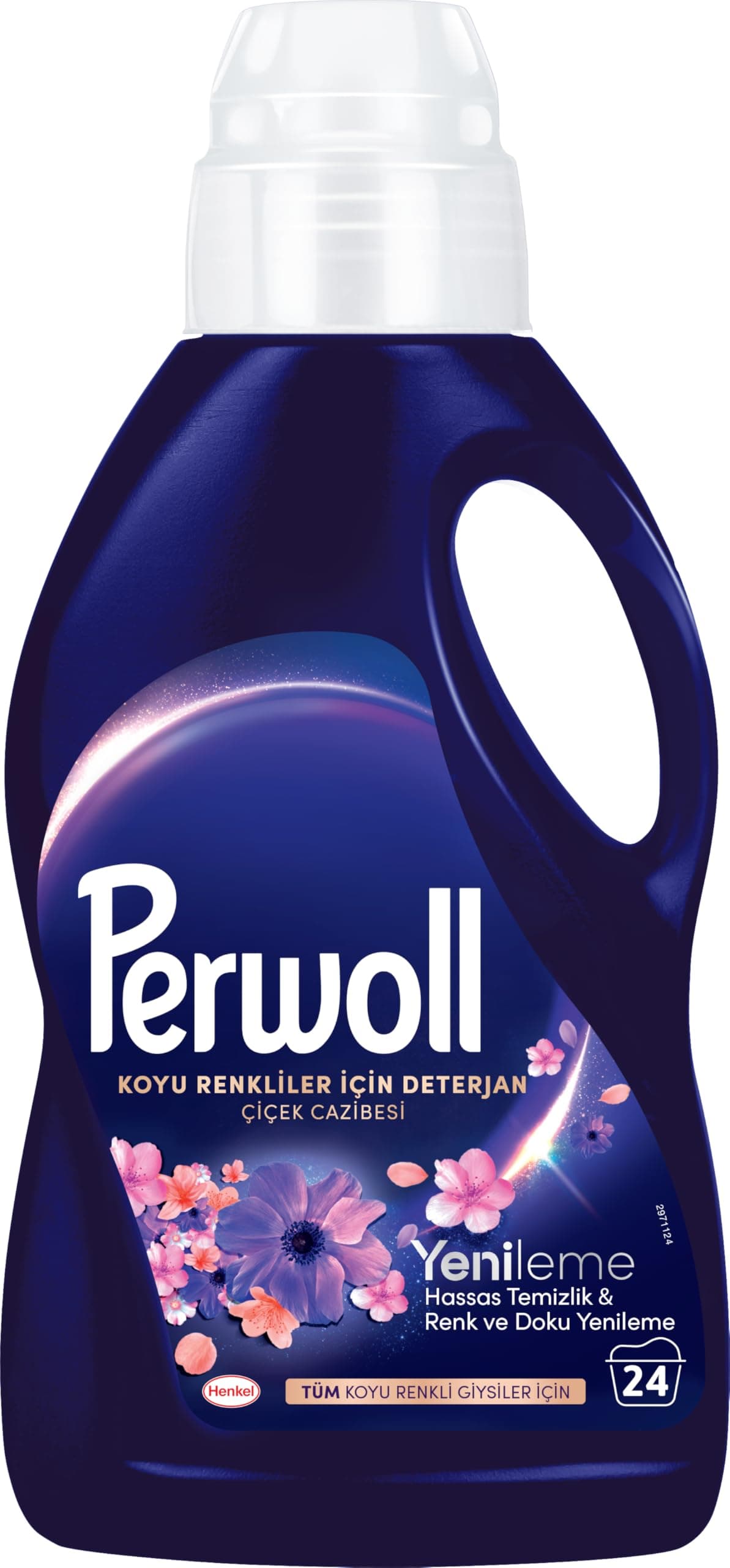 Perwoll Çiçek Cazibesi Koyu Renkle 1.32 litre Sıvı Çamaşır Deterjan, 1.3L
