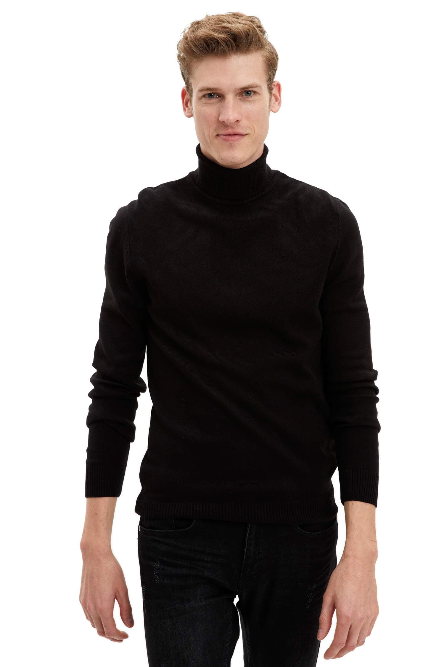 Slim Fit Balıkçı Yaka Triko Kazak
