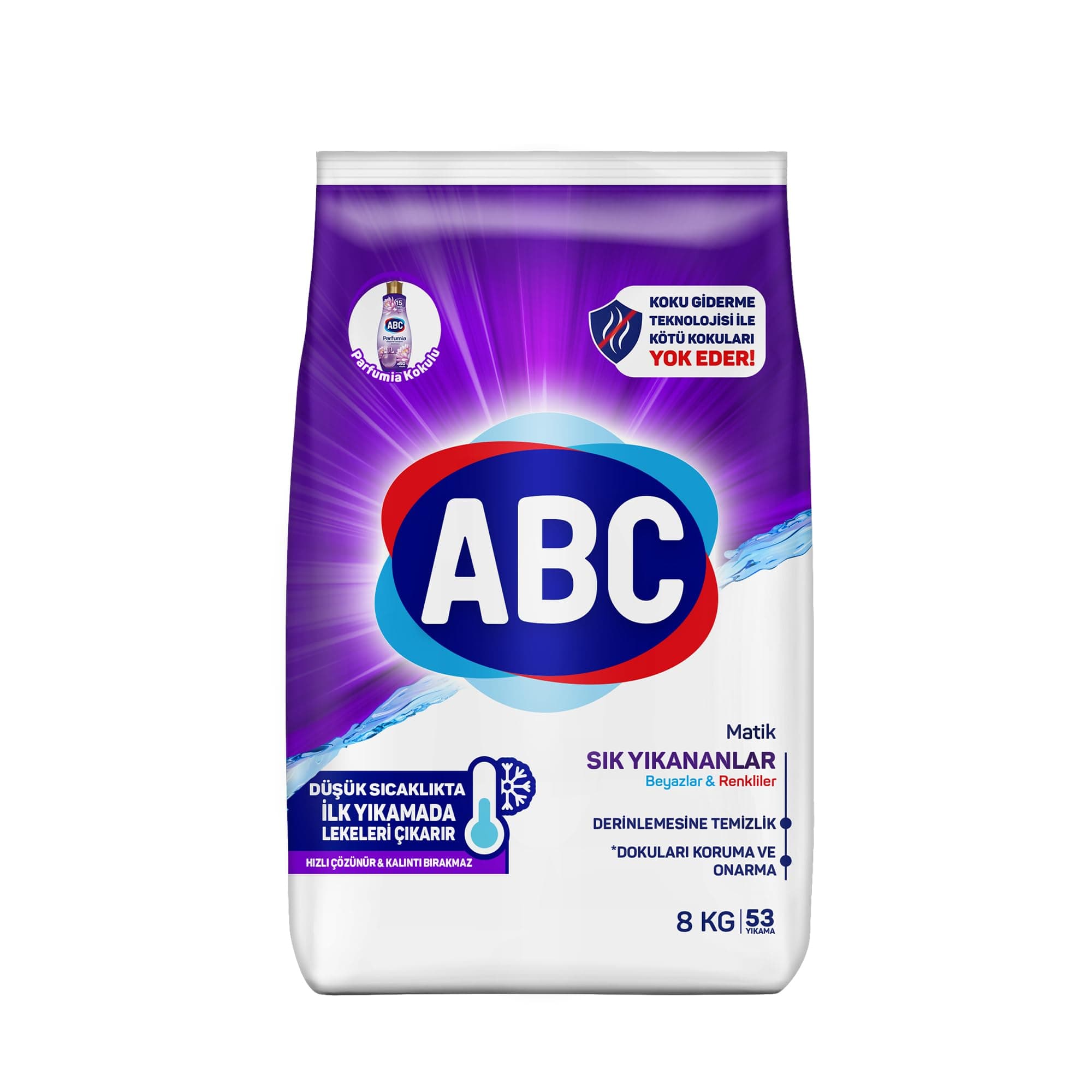 ABC DETERJAN Matik Sık Yıkayanlar 8 Kg