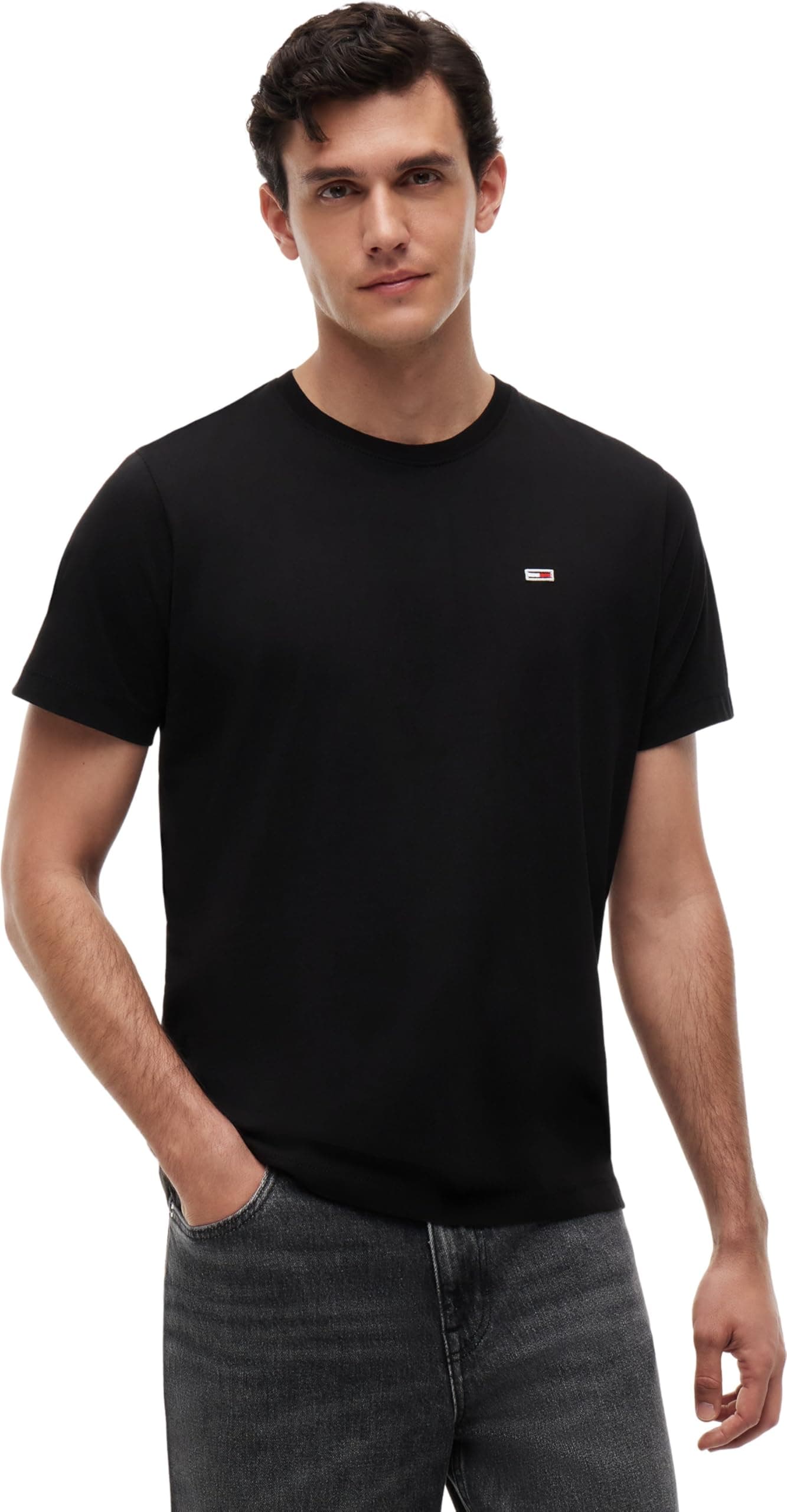 TJM SLIM JERSEY C NECK EXT T-shirt Erkek
