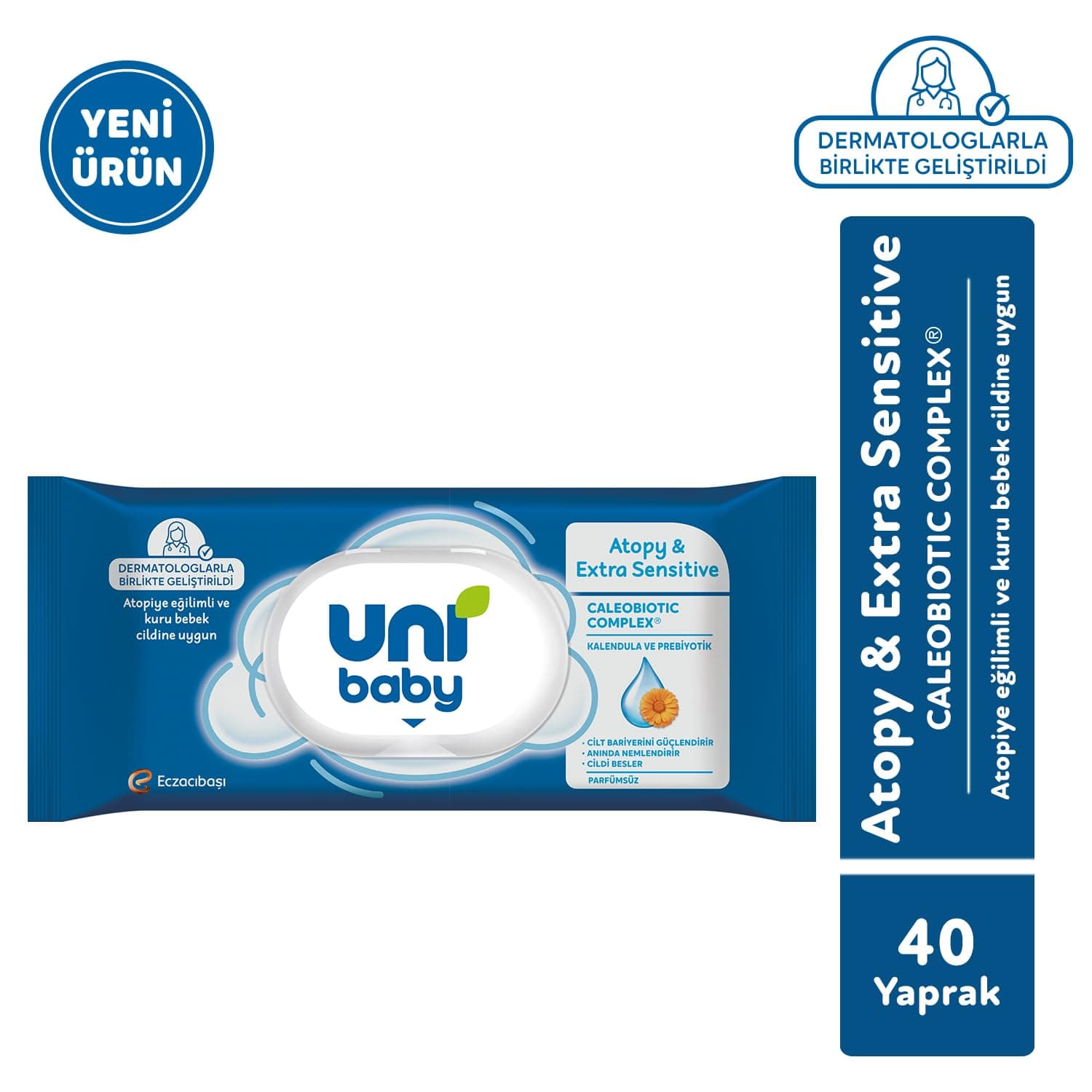 Uni Baby Atopy & Extra Sensitive Islak Mendil 9x40