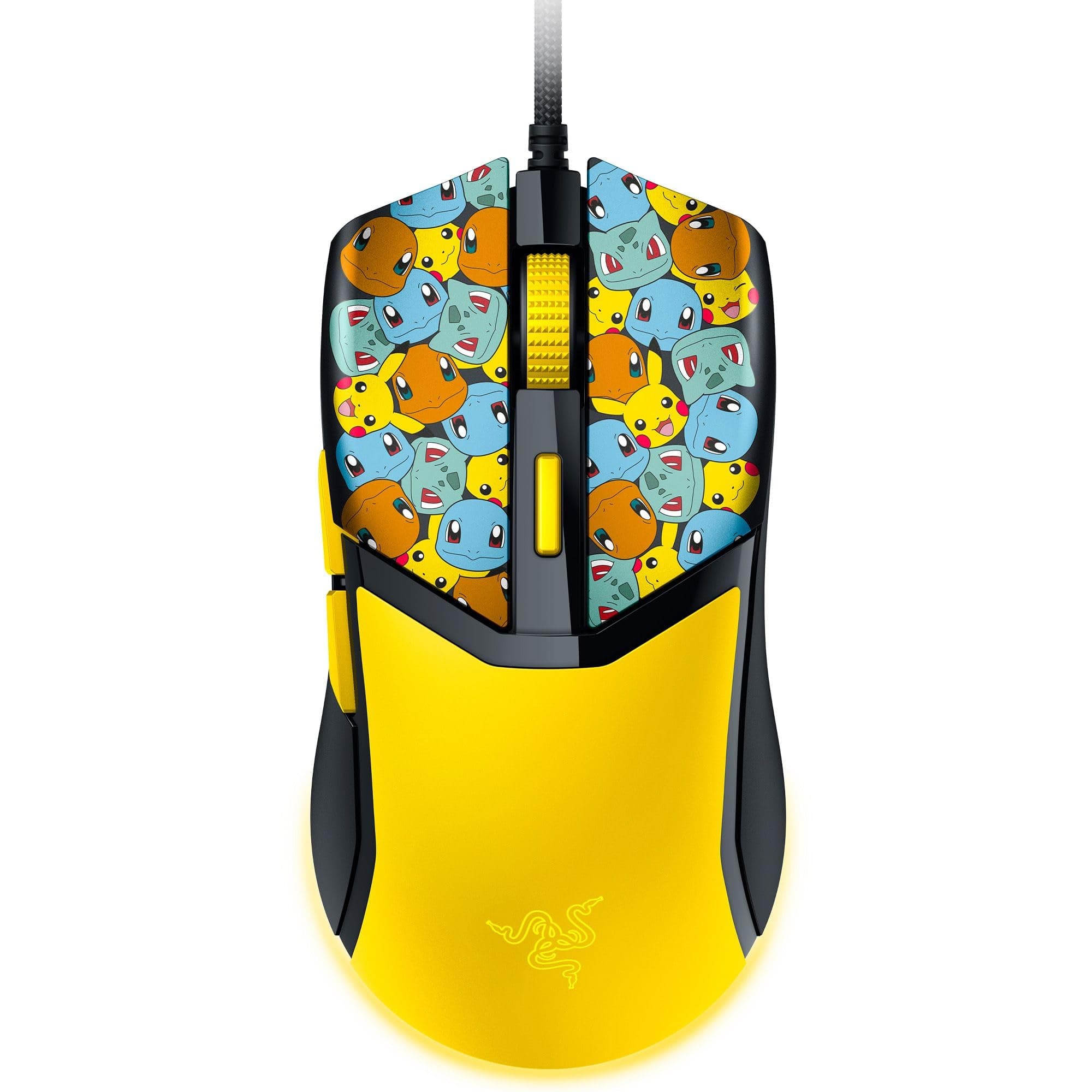 Razer Cobra Pokémon Edition - Hafif Kablolu Oyun Faresi - 8500 DPI Sensör - 58g - Optik Fare Anahtarları 3th Nesil - Degrade Alttan Parıltılı Chroma Aydınlatma - Speedflex Kablo | Pokémon Kanto
